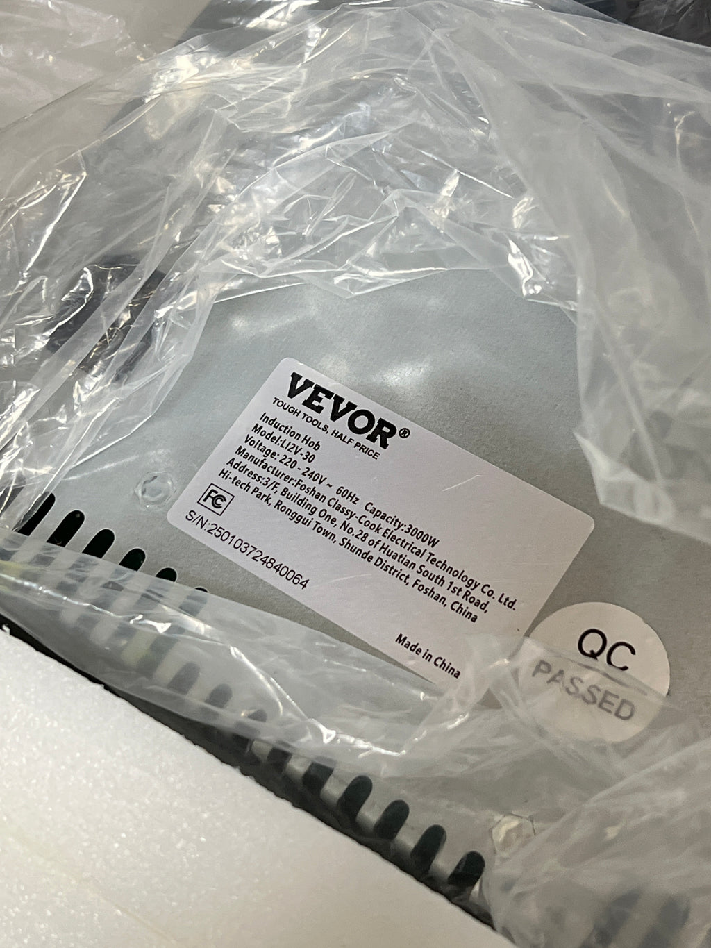 VEVOR LI2V-30 Induction Cooktop 2 Burner 3000W - New Open Box