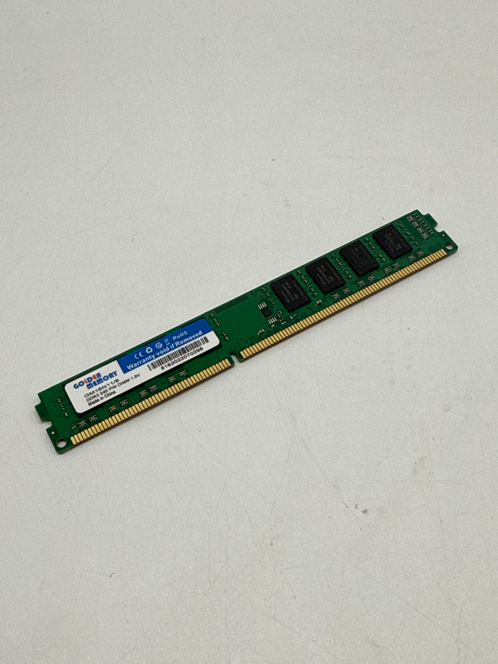 Golden Memory 8GB DDR3 1.5V 240-Pin DIMM Desktop RAM GM16N11/8 - Used