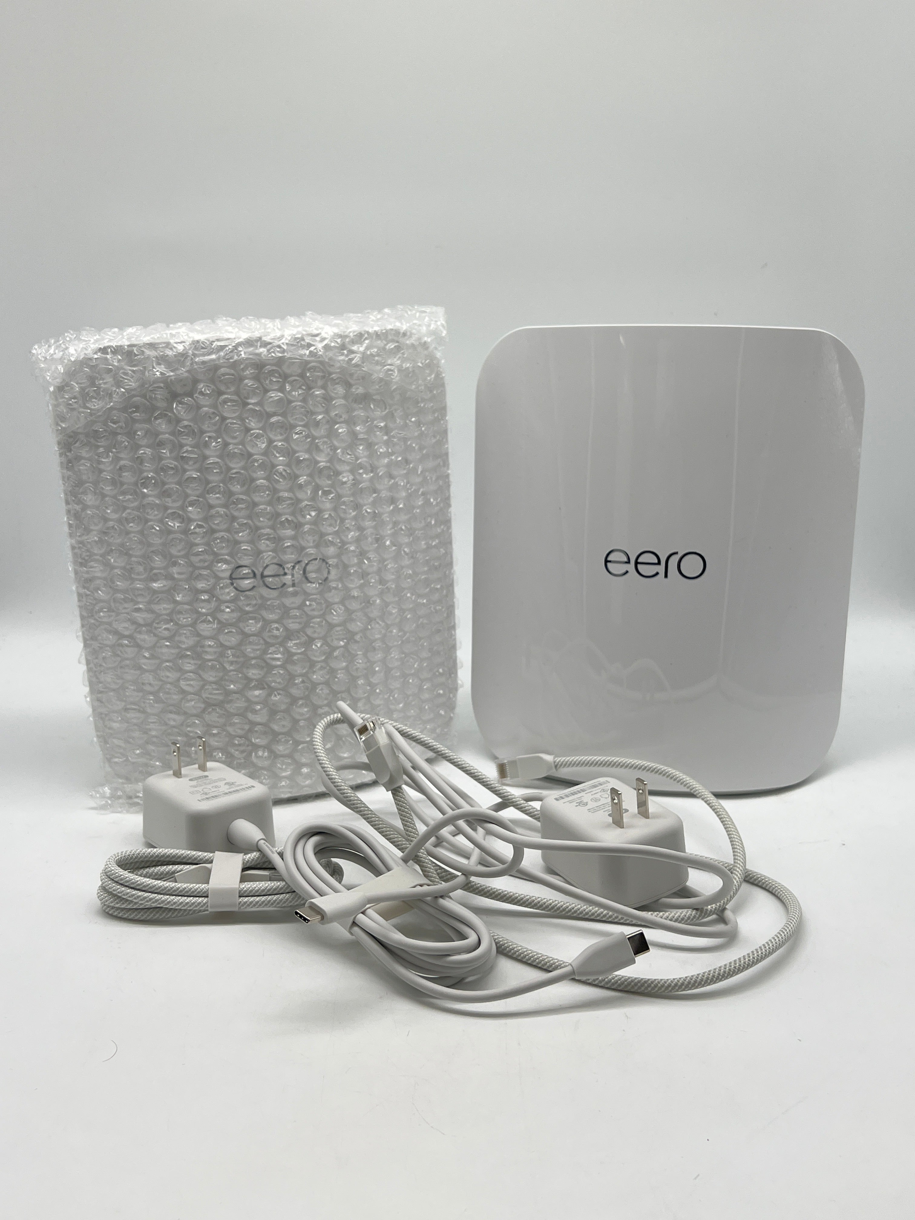 Lot of 2 eero Max 7 Tri-Band Mesh Wi-Fi Router - Powered By Frontier