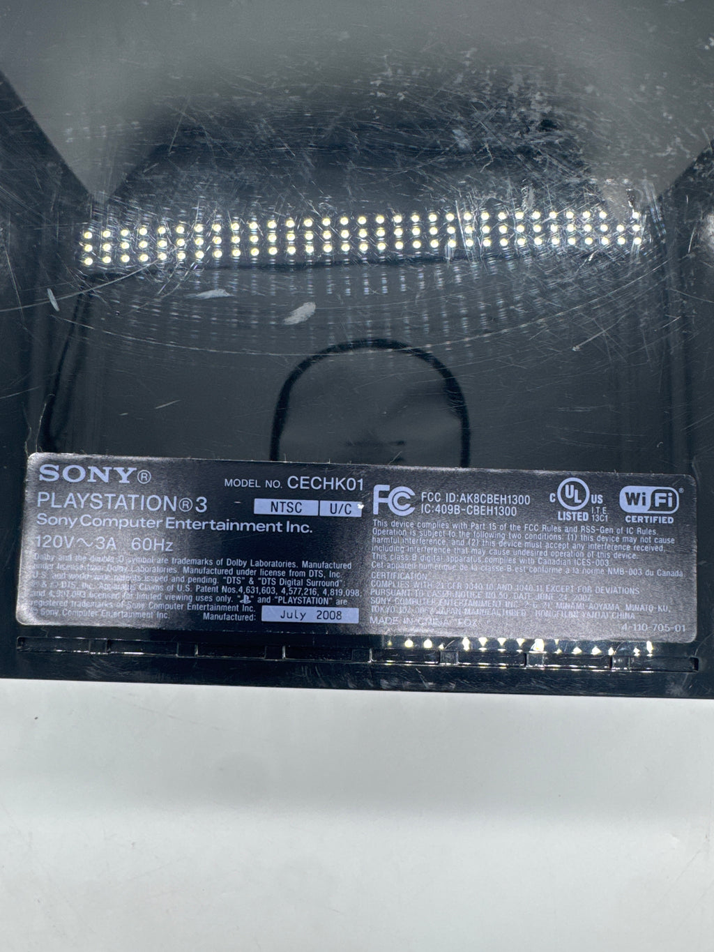 Sony PlayStation 3 CECHK01 80GB Console - Used