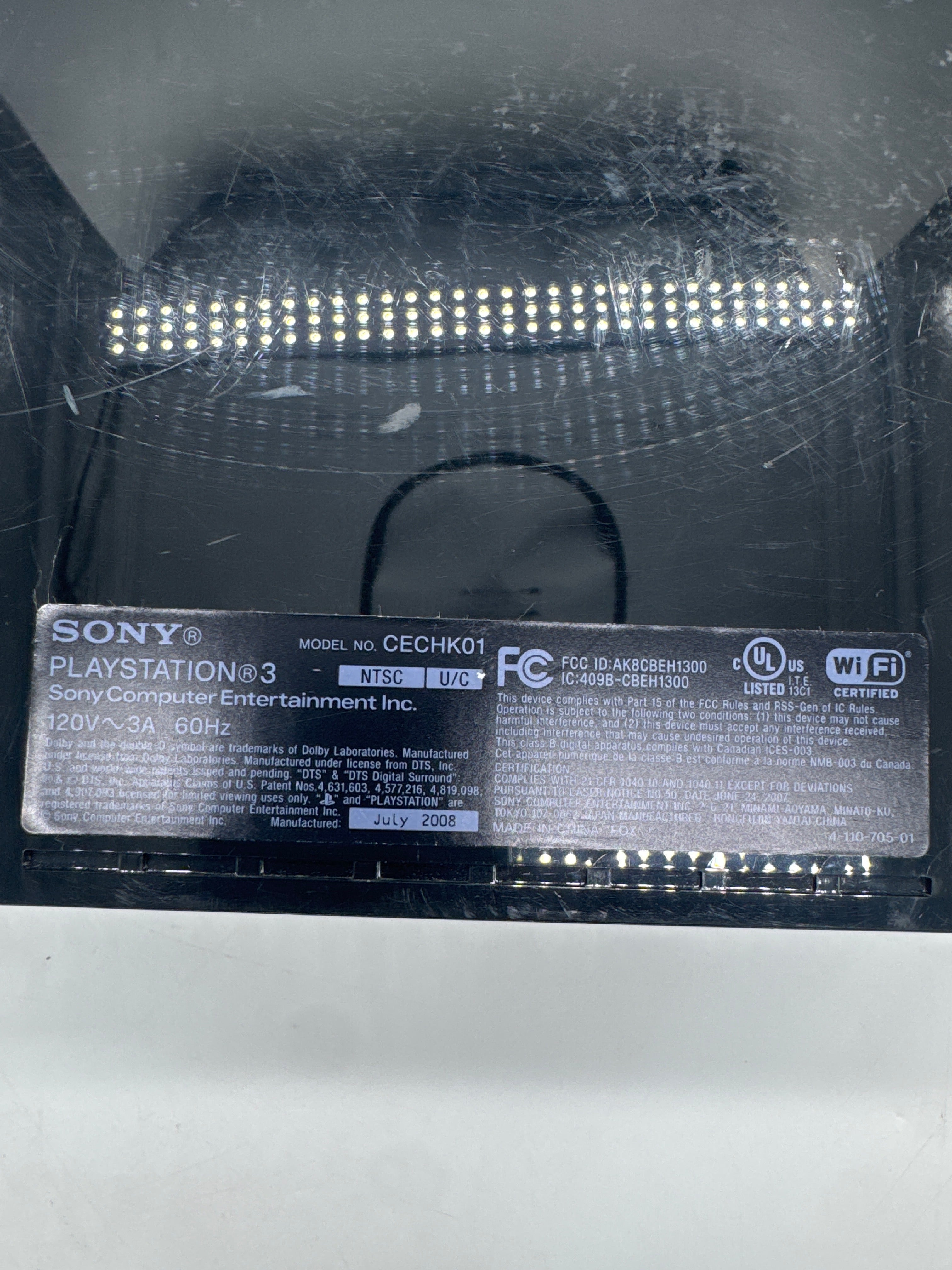 Sony PlayStation 3 CECHK01 80GB Console - Used