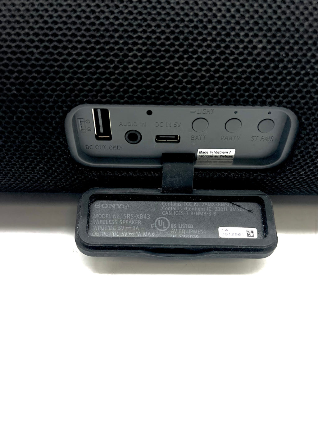 Sony SRS-XB43 Portable Speaker Black - Used