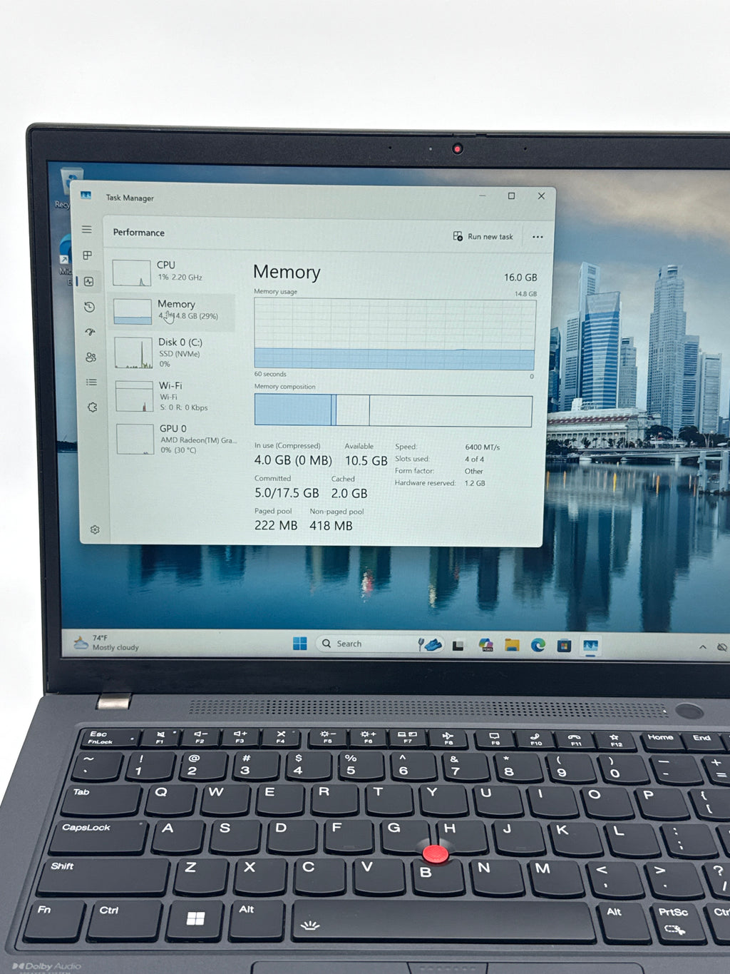Lenovo ThinkPad T14 Gen 3 TOUCH  AMD Ryzen 7 PRO 6850U 16GB RAM 512GB SSD