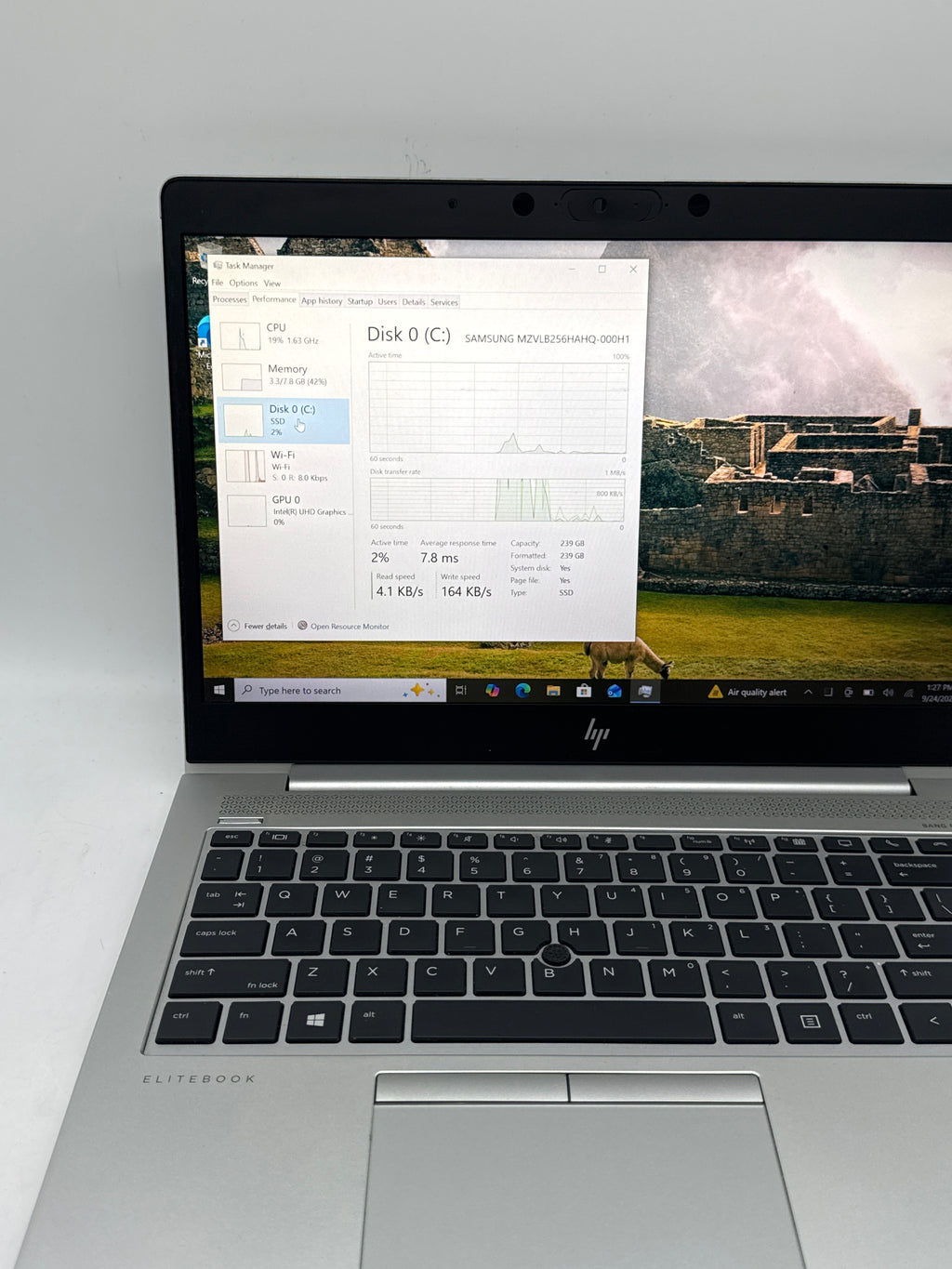 HP EliteBook 840 G5 14" Core i5-8365U 8GB RAM 256GB SSD - Used