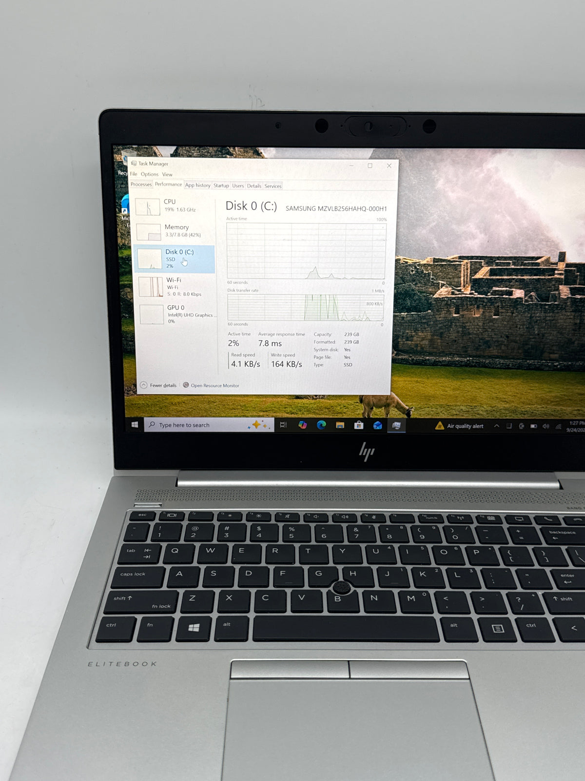 HP EliteBook 840 G5 14" Core i5-8365U 8GB RAM 256GB SSD - Used