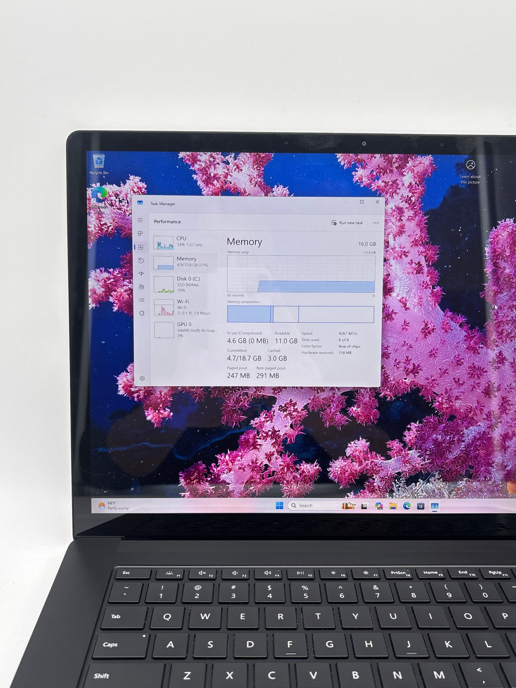Microsoft Surface Laptop 4 1979 i7-1185G7 16GB RAM 512GB SSD Black - Used