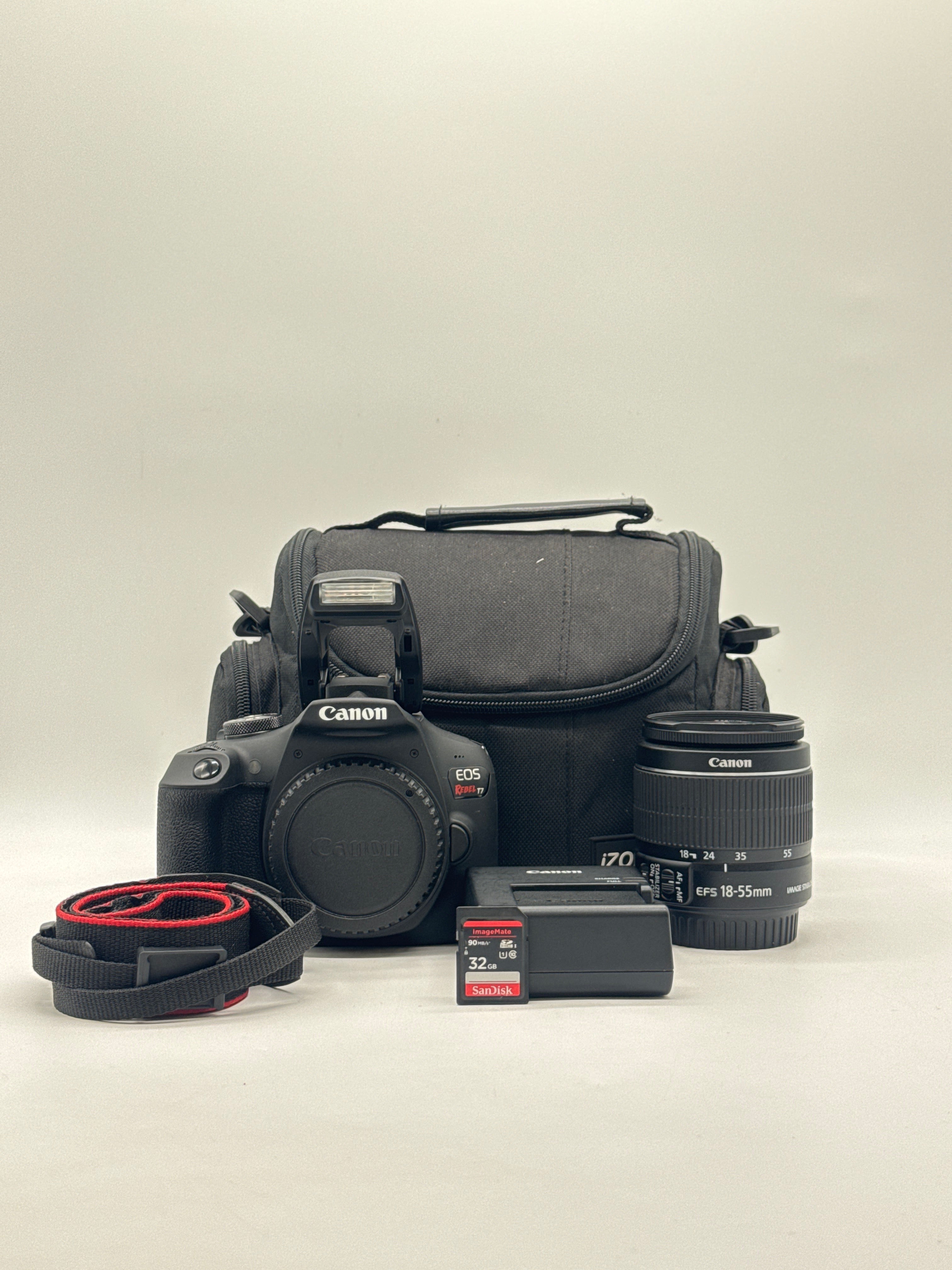 Canon EOS Rebel T7 Digital SLR Camera - Used