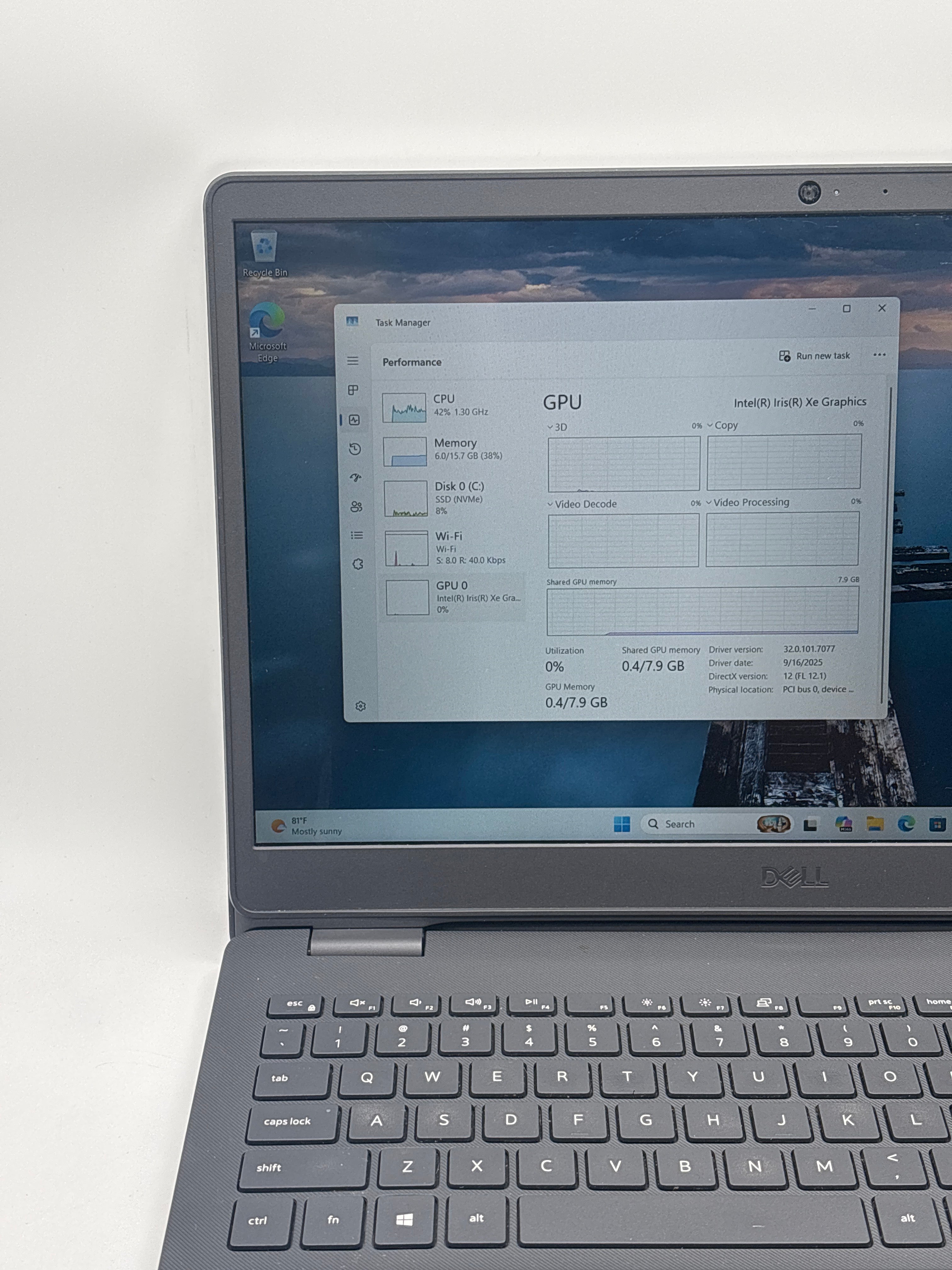 Dell Vostro 3500 i5-1135G7 16GB RAM 256GB SSD
