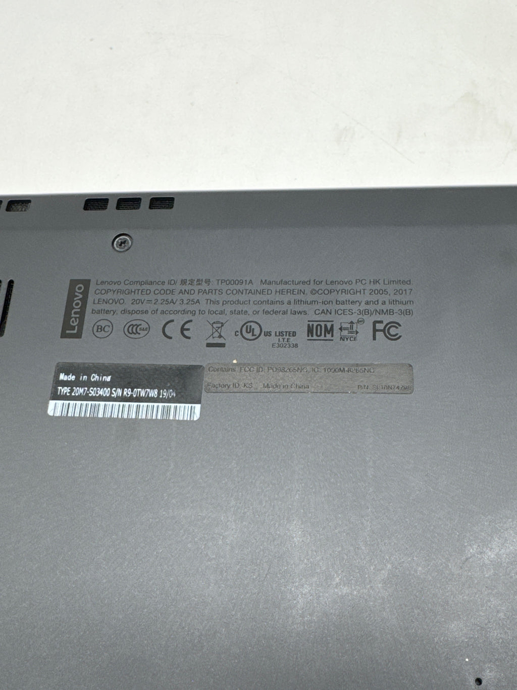 Lenovo ThinkPad L380 Yoga 13.3" Core i5-8250U 8GB 256GB SSD - For Parts