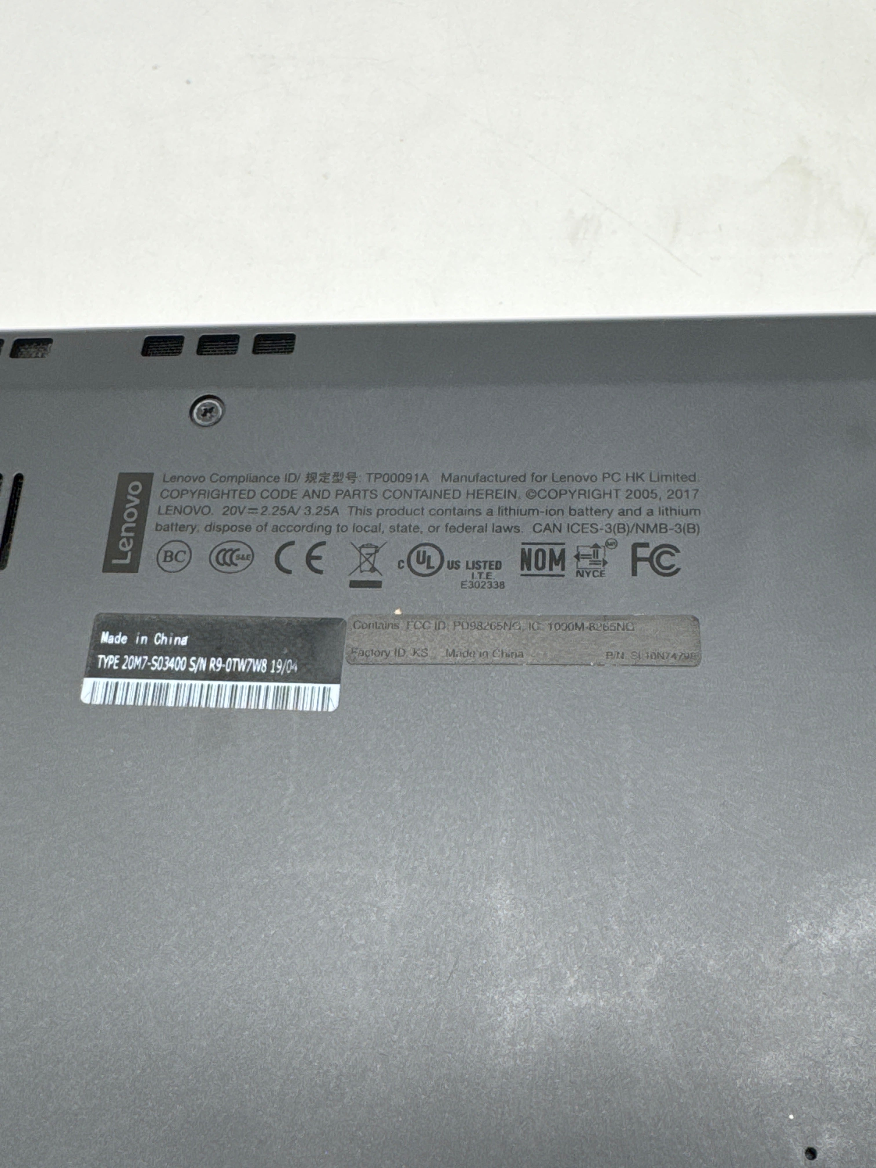 Lenovo ThinkPad L380 Yoga 13.3" Core i5-8250U 8GB 256GB SSD - For Parts