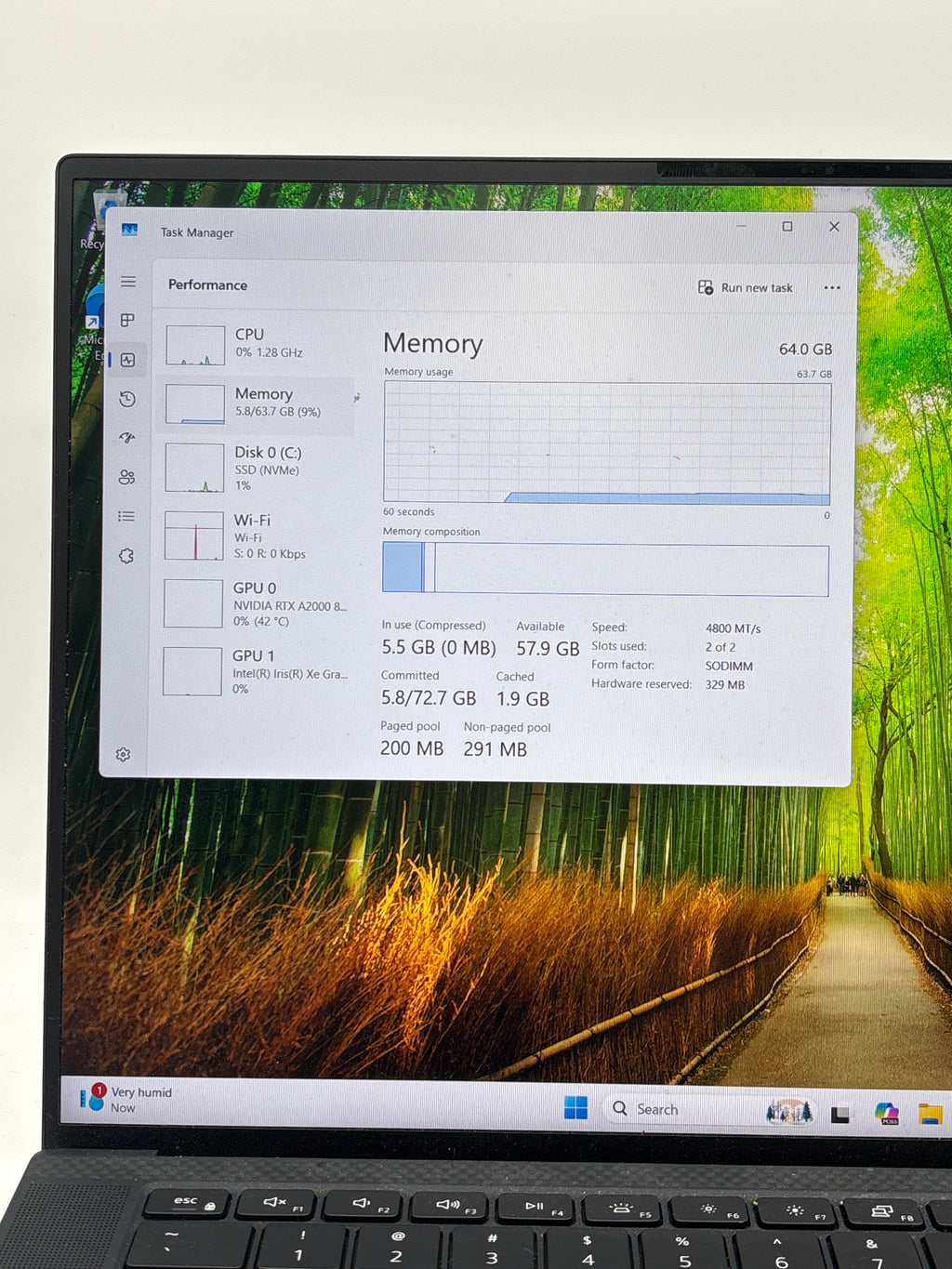 Dell Precision 5570 i9 64GB RAM 2TB SSD Black