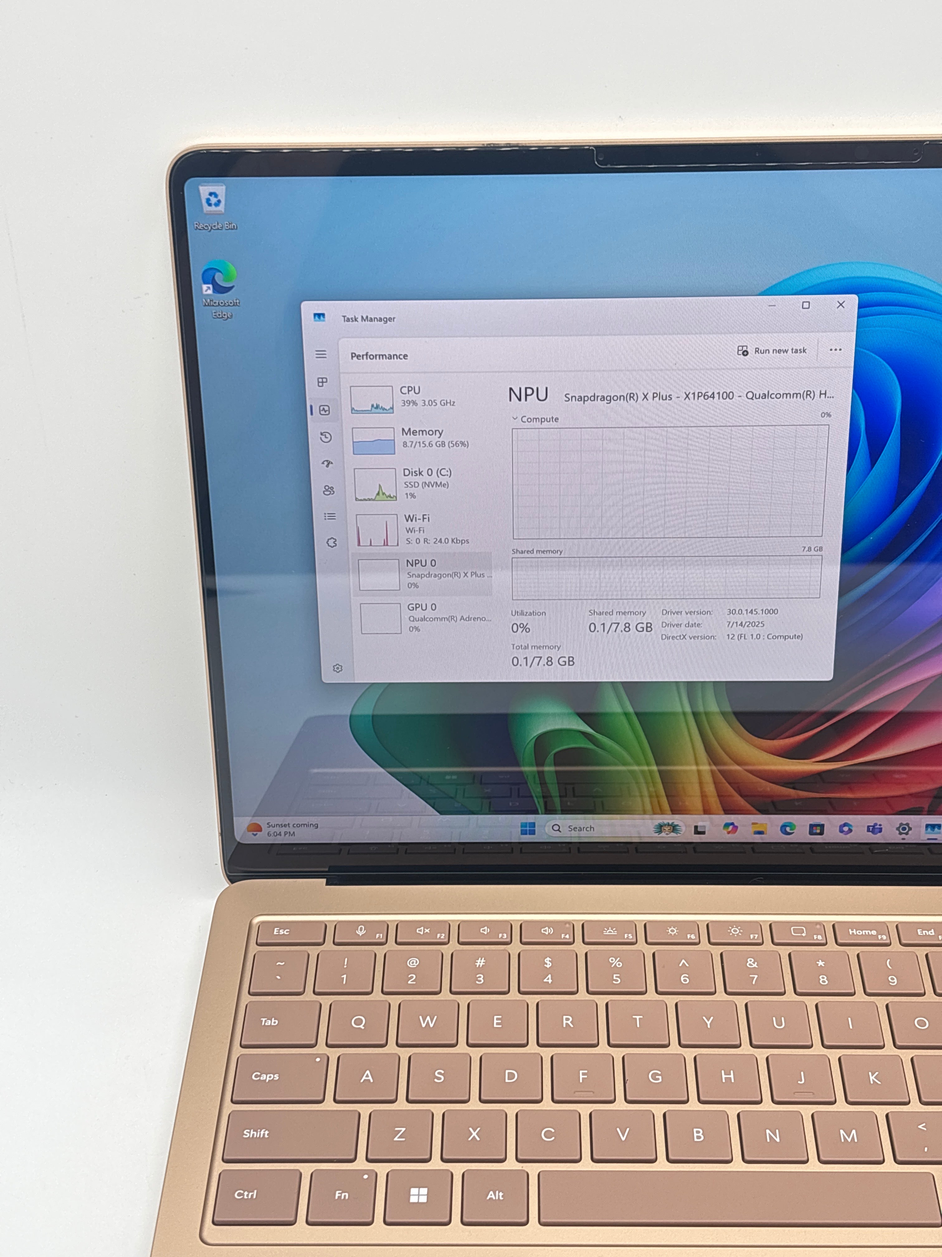 Microsoft Surface Laptop 7 2036 Snapdragon X 16GB RAM 1TB SSD - Used