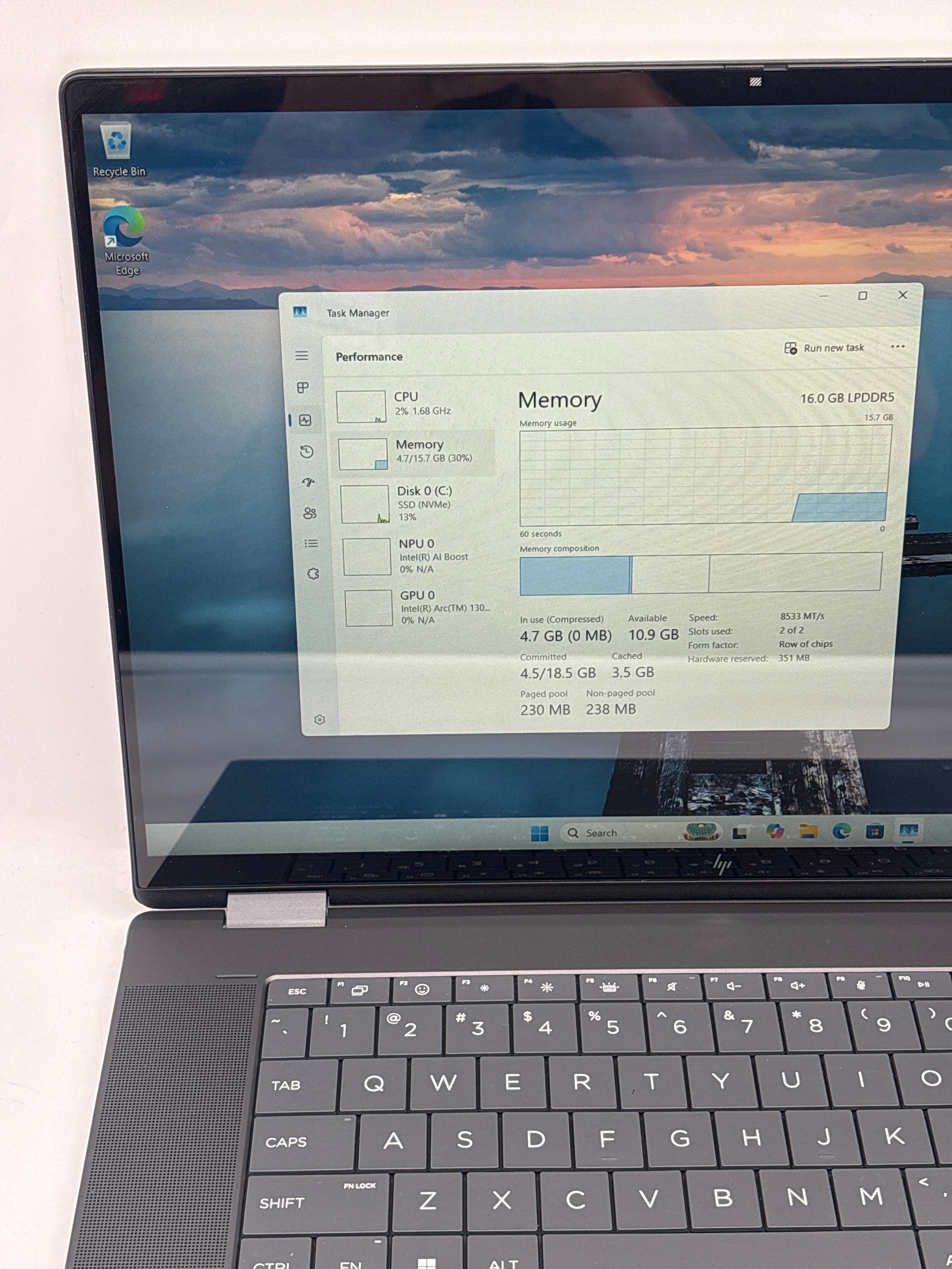 HP OmniBook X Flip 16-as0013dx 16" Core Ultra 5 226V 16GB RAM 512GB SSD - Used