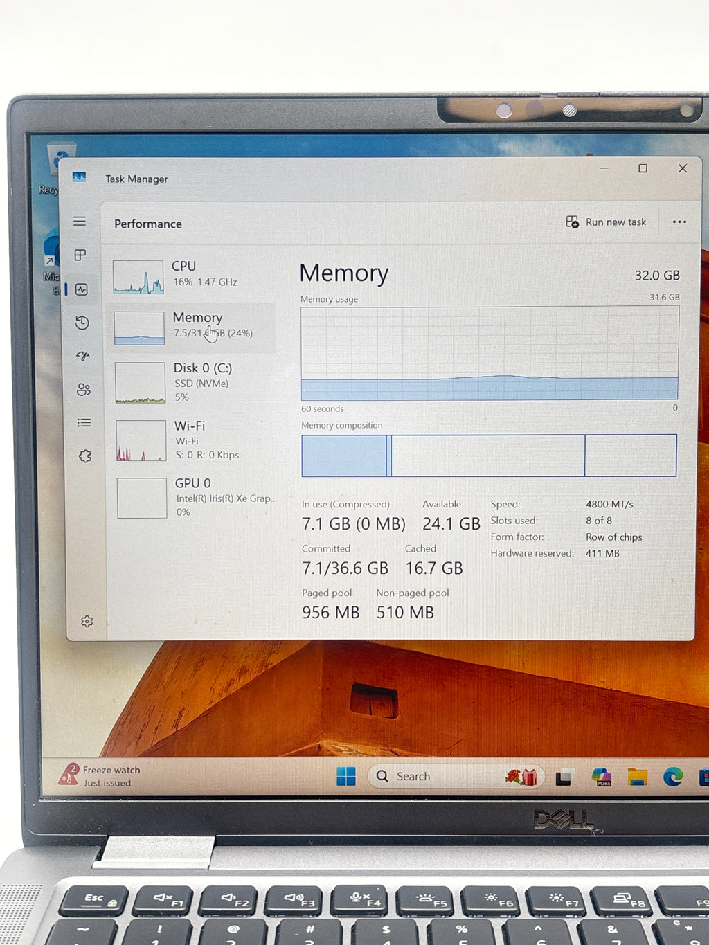 Dell Latitude 7340 14 Inch i5-1345U 32GB RAM 512GB SSD Gray - Used
