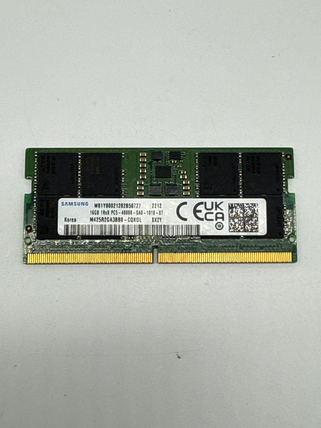 Lot of 3 Samsung M425R2GA3BB0-CQK0L 16GB DDR5-4800MHz PC5-4800B SODIMM RAM