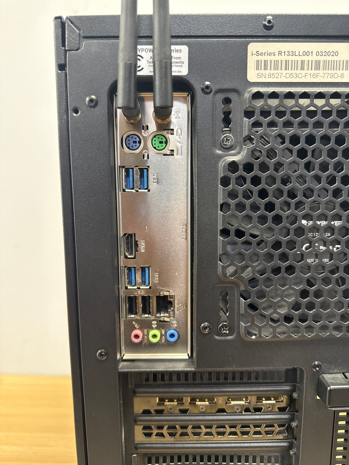 iBuypower Custom PC i7-9700K 16GB RAM 500GB SSD 1TB HDD RTX 2060 Super - Used