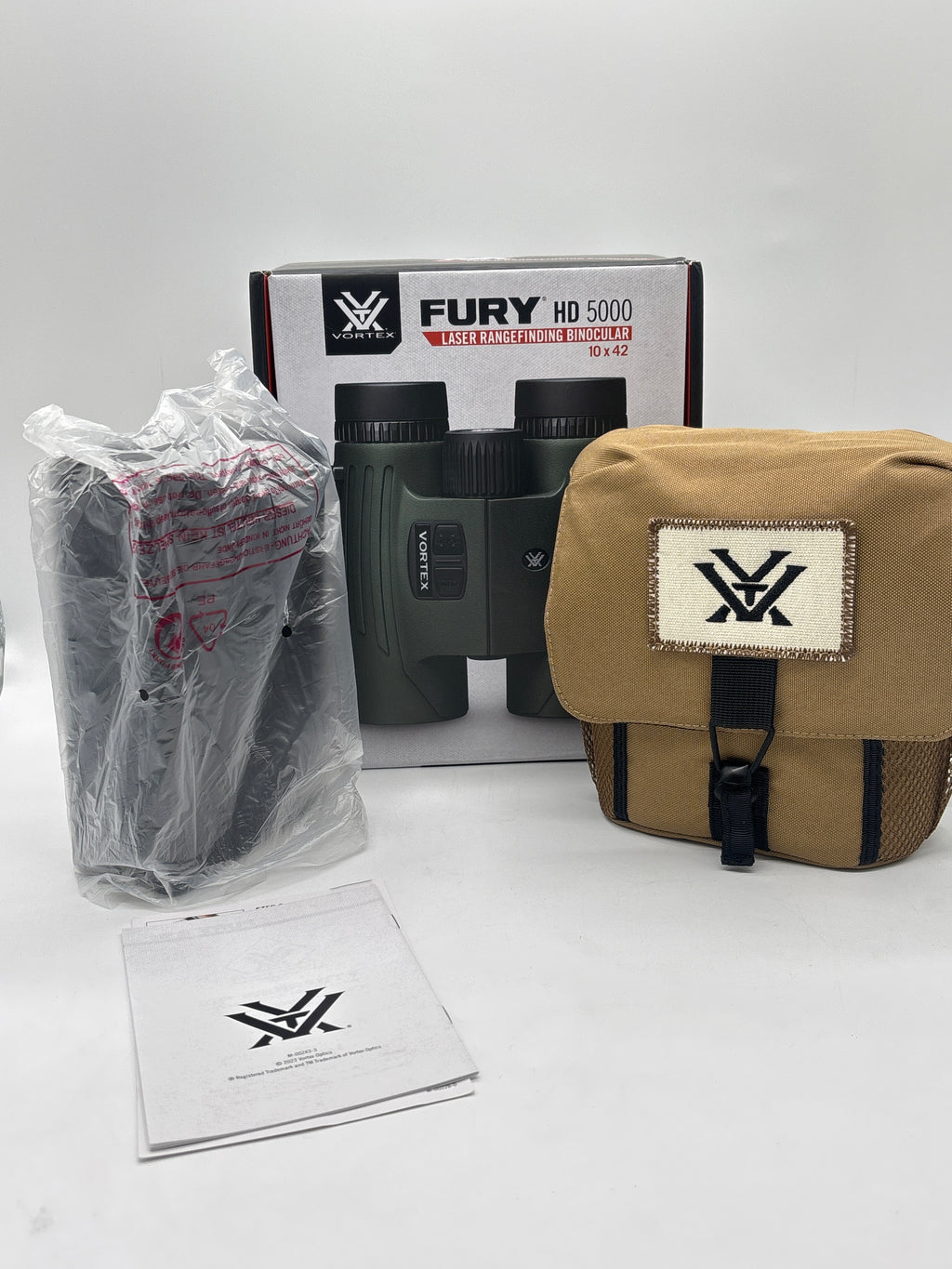 Vortex Fury HD 5000 10x42mm Full-Size Rangefinding Binoculars Green