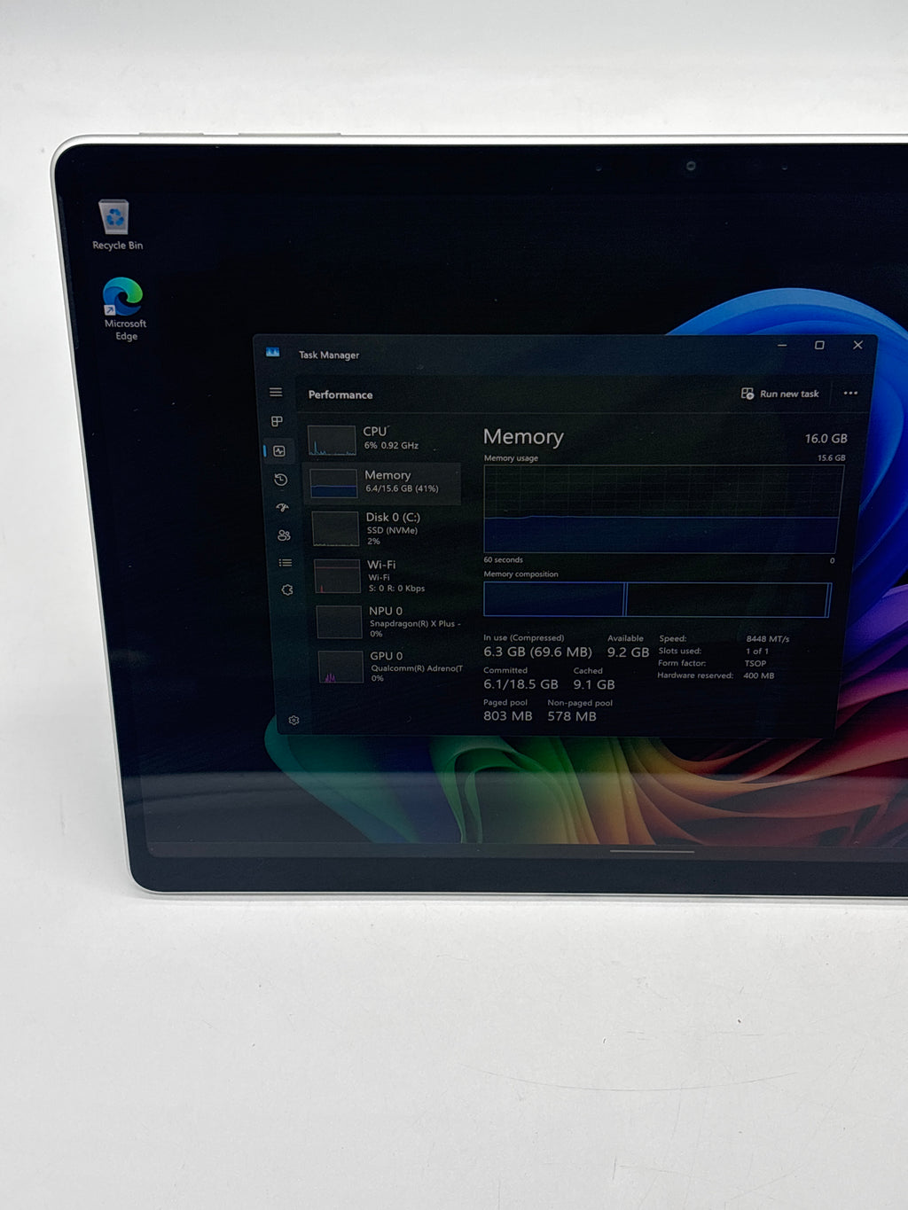 Microsoft Surface Pro 2085 11th Edition Snapdragon X 10-Core 16GB RAM 256GB SSD