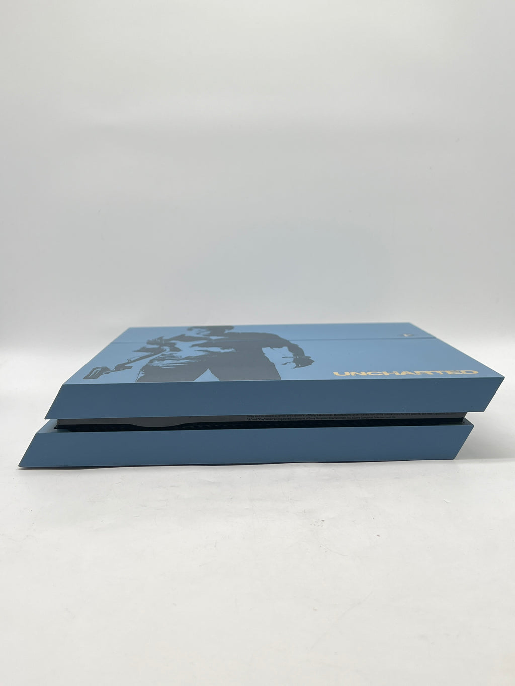 Sony PlayStation 4 Uncharted Limited Edition CUH-1215A 500GB Gray/Blue w/ Controller Used