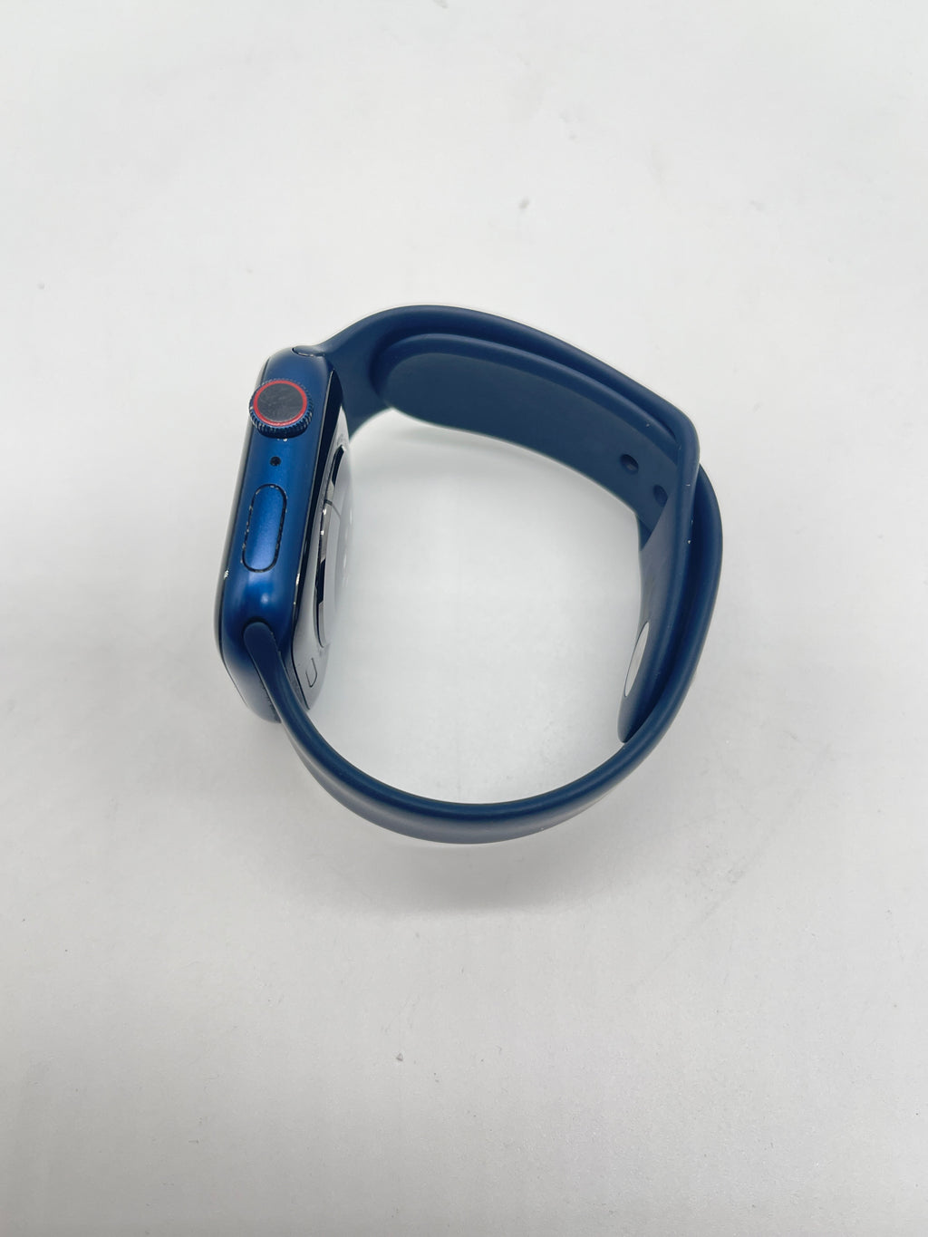 Apple Watch Series 6 44mm Blue Aluminum GPS A2292 Unlocked Sport Band Used