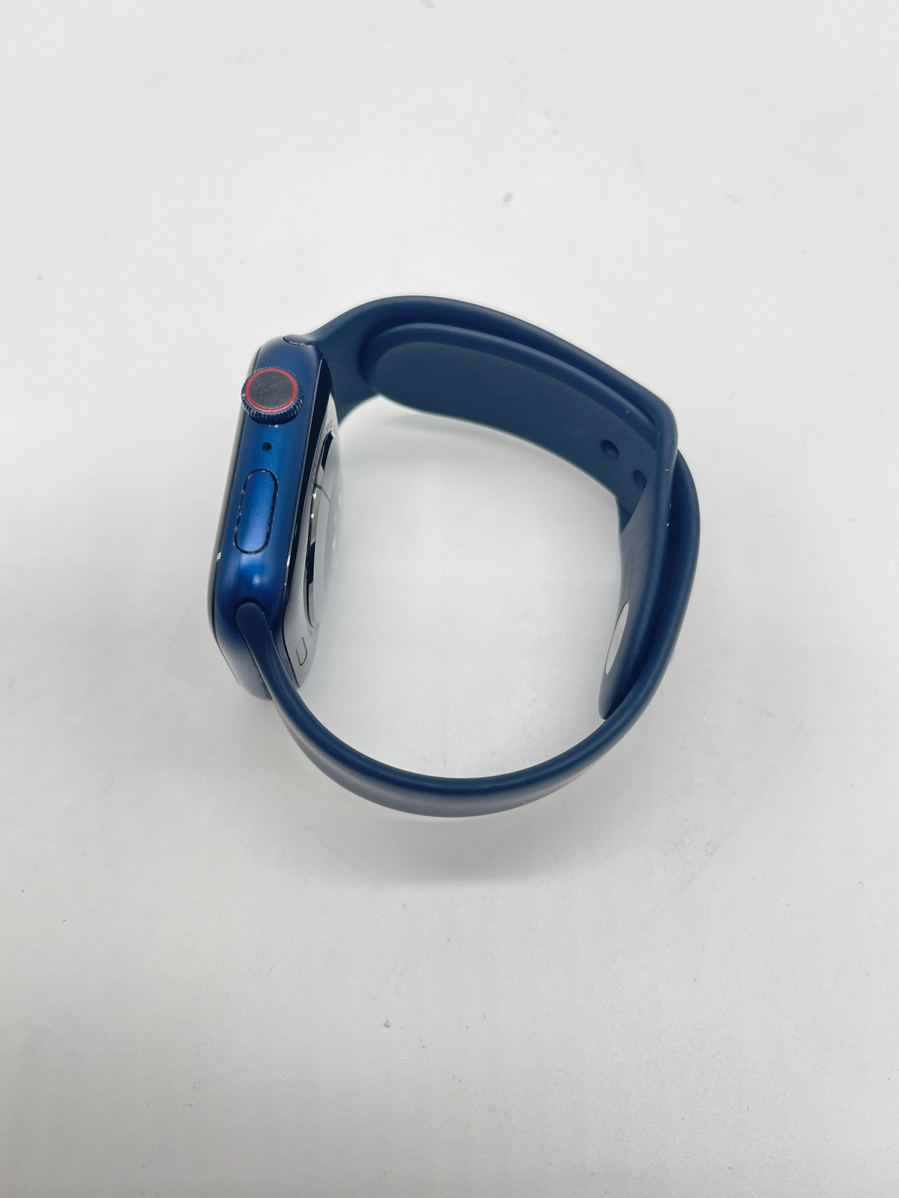 Apple Watch Series 6 44mm Blue Aluminum GPS A2292 Unlocked Sport Band Used