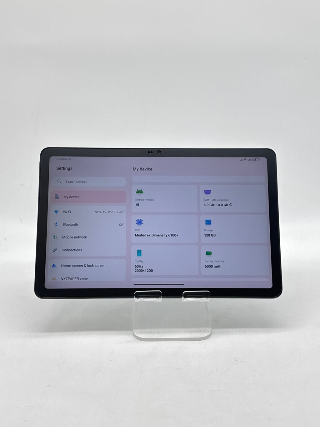 TCL Tab10 NXTPAPER 5G 9199S 128GB Wi-Fi+Cellular Total by Verizon