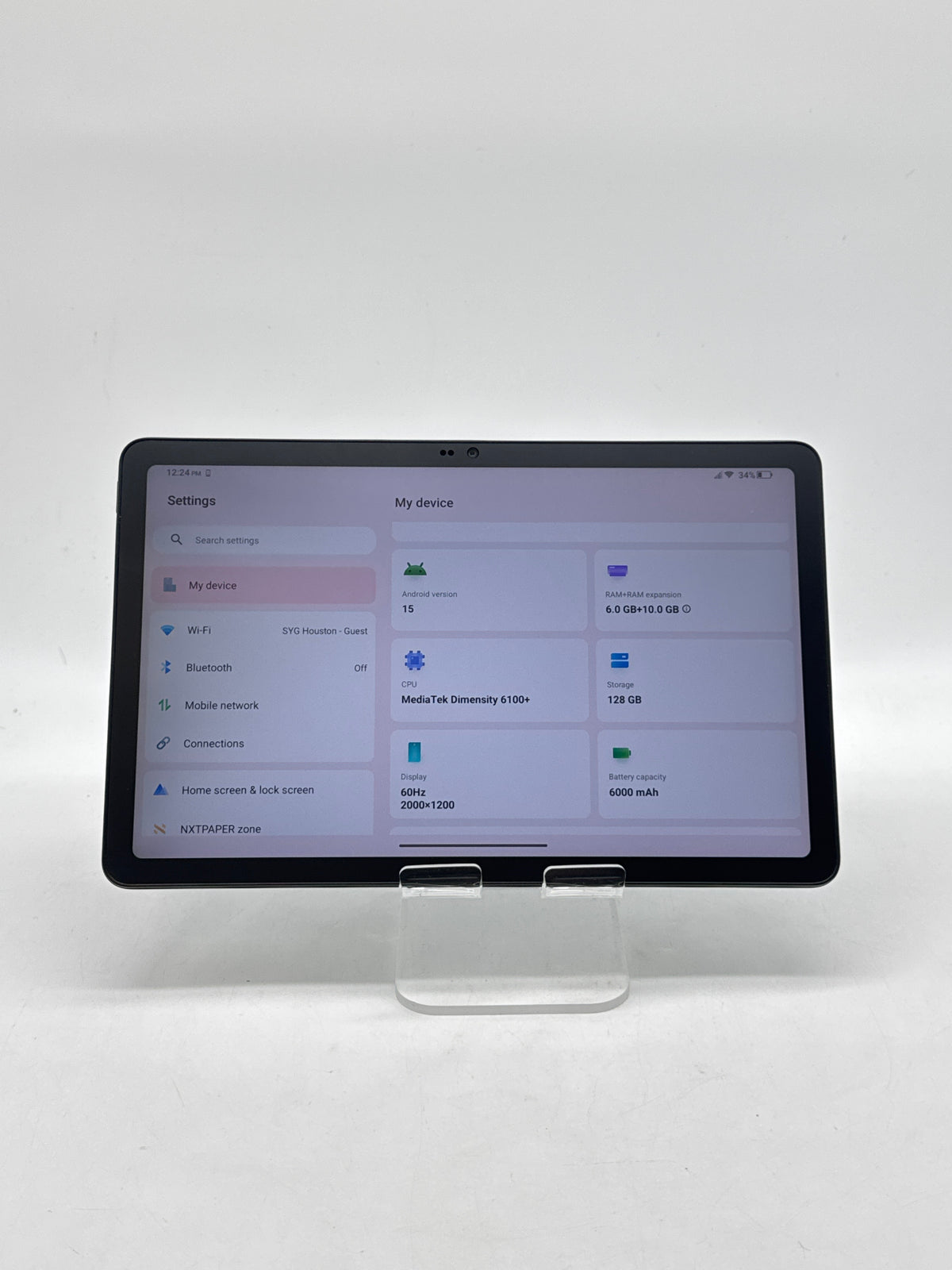 TCL Tab10 NXTPAPER 5G 9199S 128GB Wi-Fi+Cellular Total by Verizon