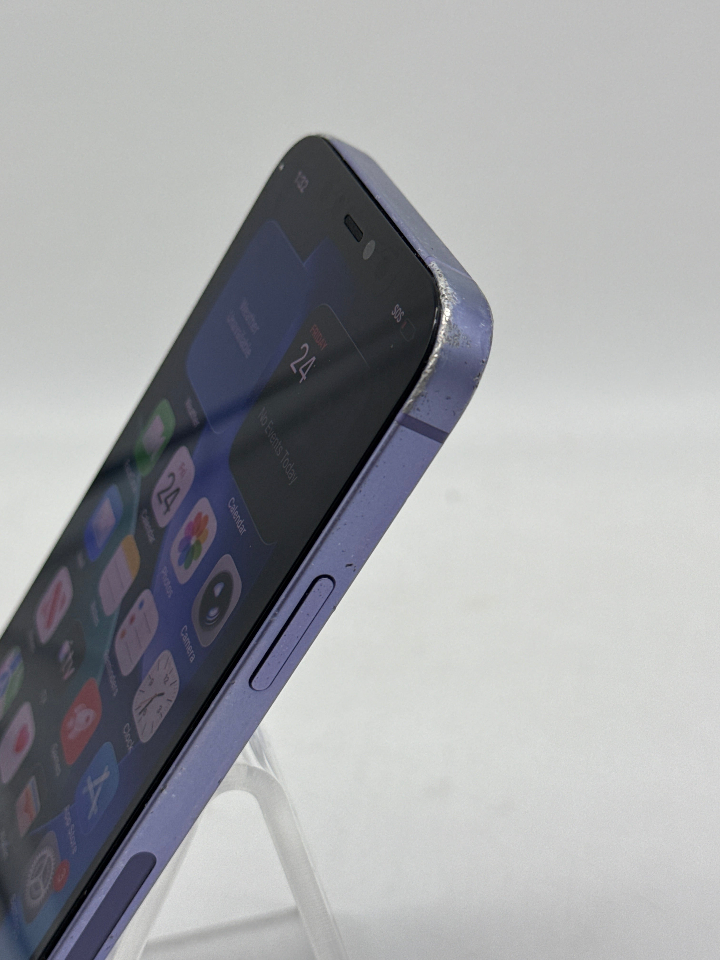 Apple iPhone 12 A2172 64GB Purple Factory Unlocked - READ