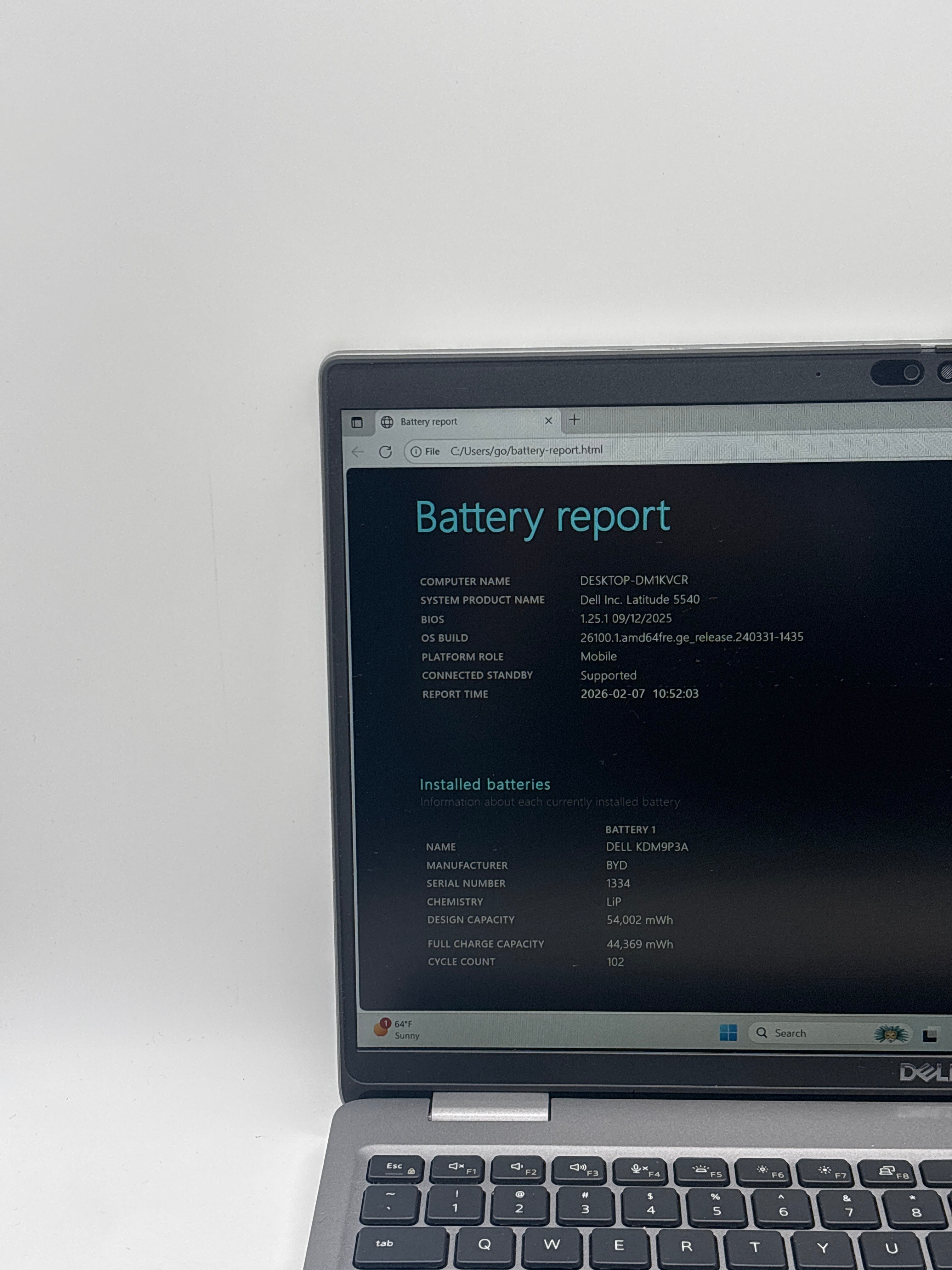 Dell Latitude 5540 i5-1345U 16GB RAM 512GB SSD - Used
