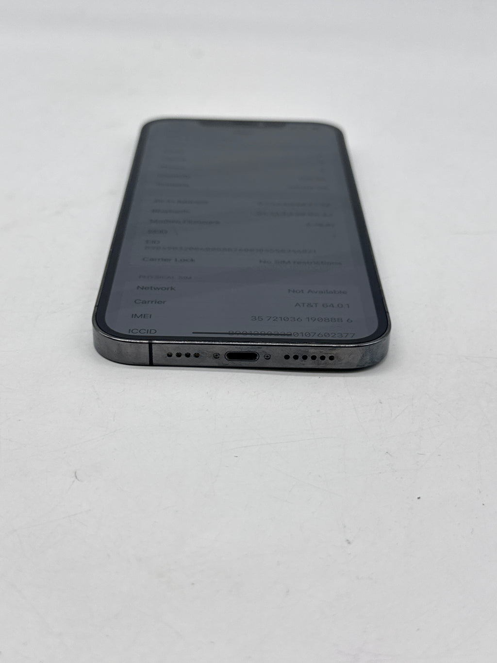 Apple iPhone 12 Pro Max 256GB Factory Unlocked - Cracked Back Bad Batt