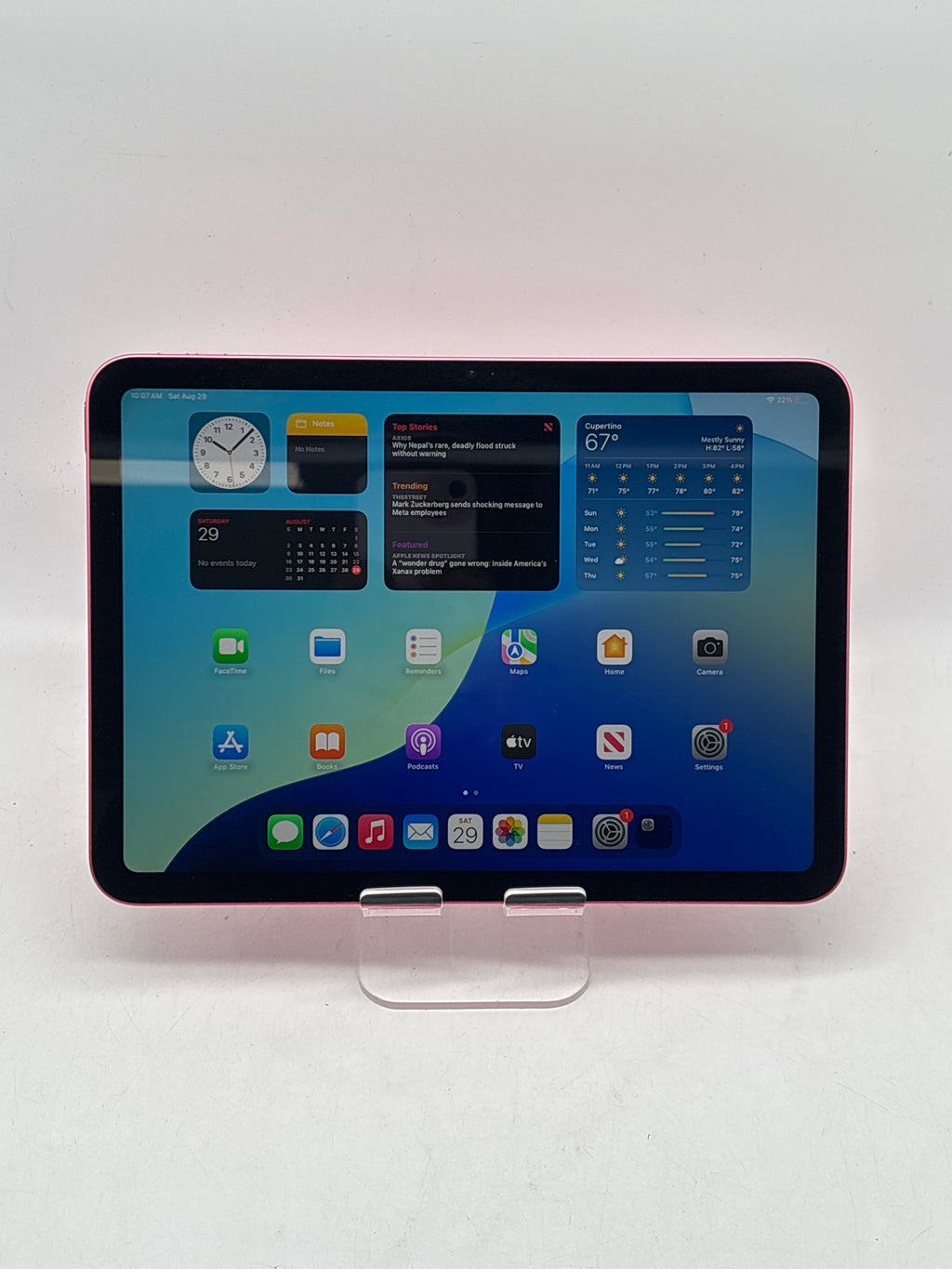 Apple iPad 11th Gen A3354 11" 128GB Wi-Fi Pink Used