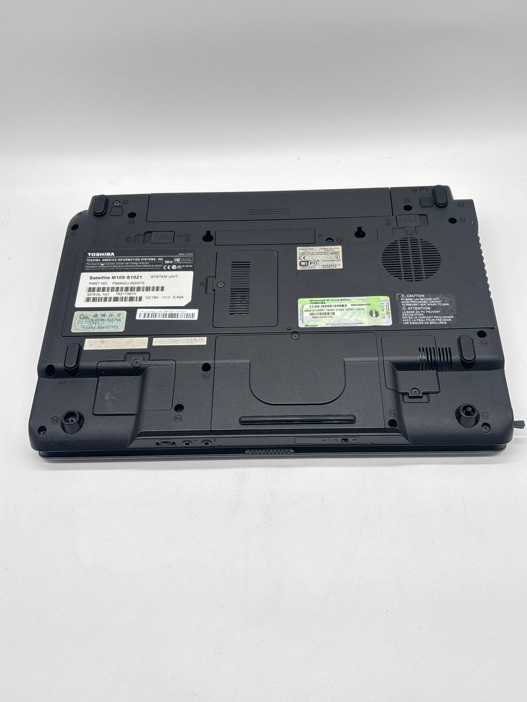 Toshiba Satellite M105-S1021 Intel Celeron 2GB RAM 80GB HDD