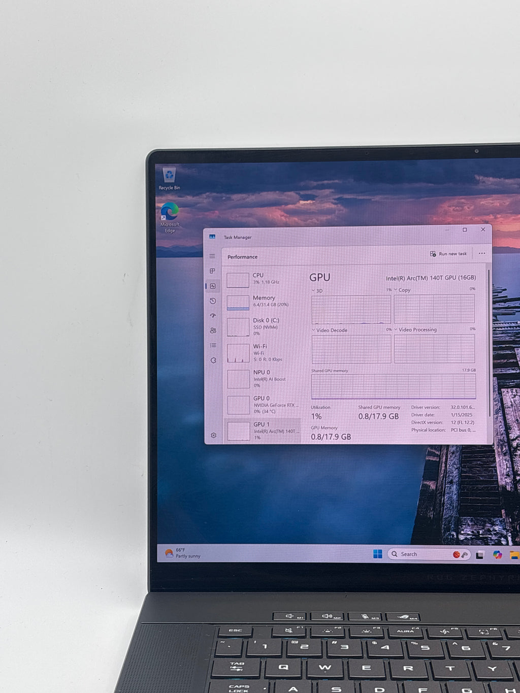 ASUS ROG Zephyrus G16 Ultra 9 285H 32GB RAM 2TB SSD RTX 5080
