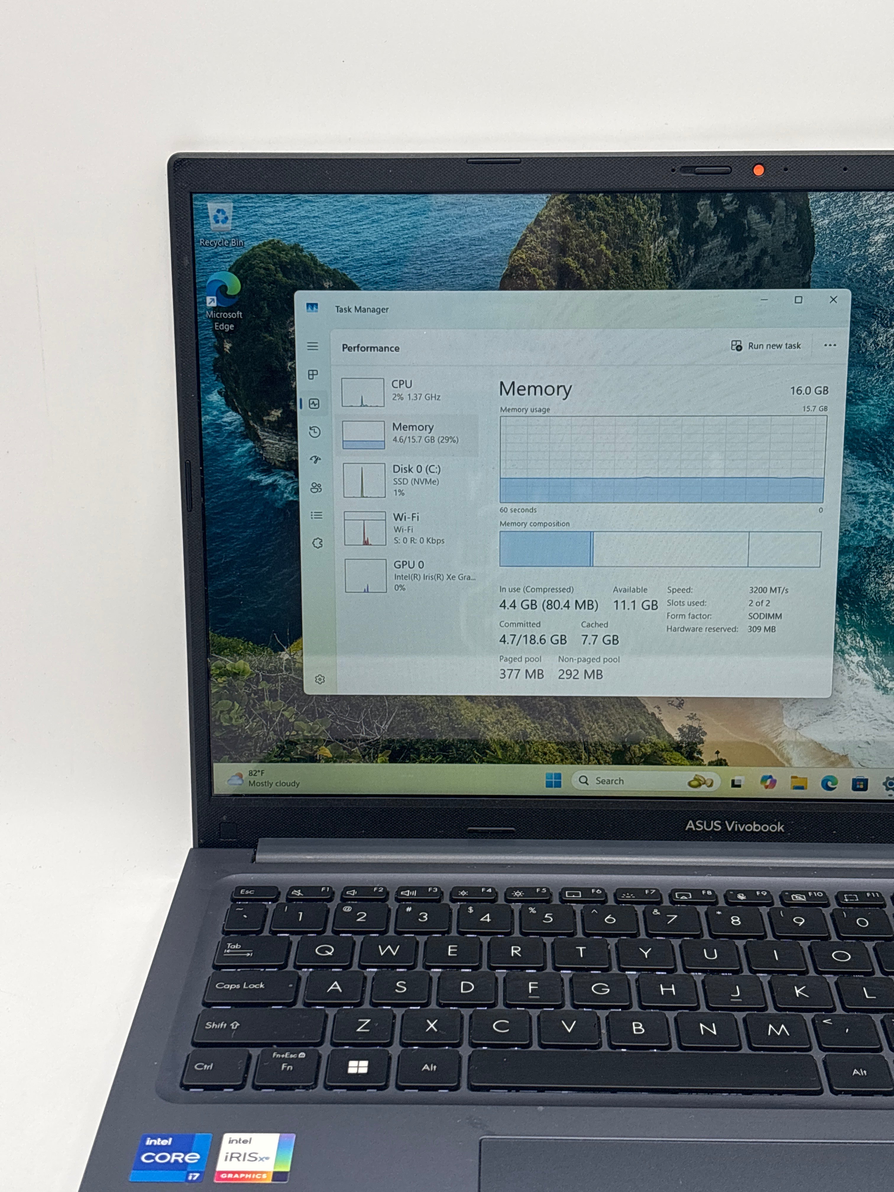 Asus Vivobook F1502Z Touch i7-1255U 16GB RAM 512GB SSD