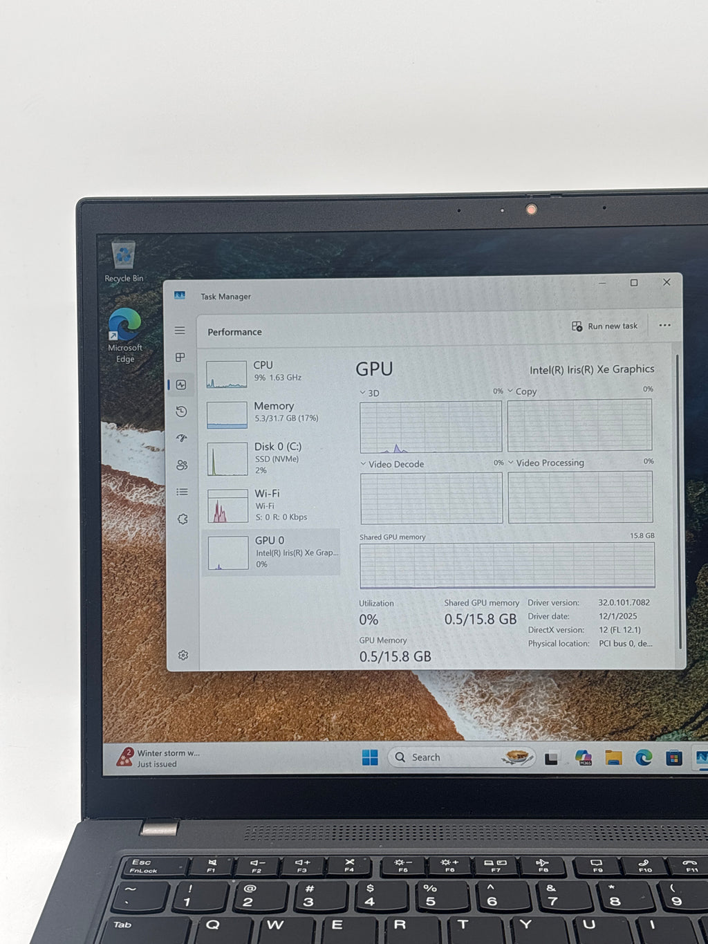 Lenovo ThinkPad T14 Gen 3 i7-1270P 32 GB 1 TB SSD Black