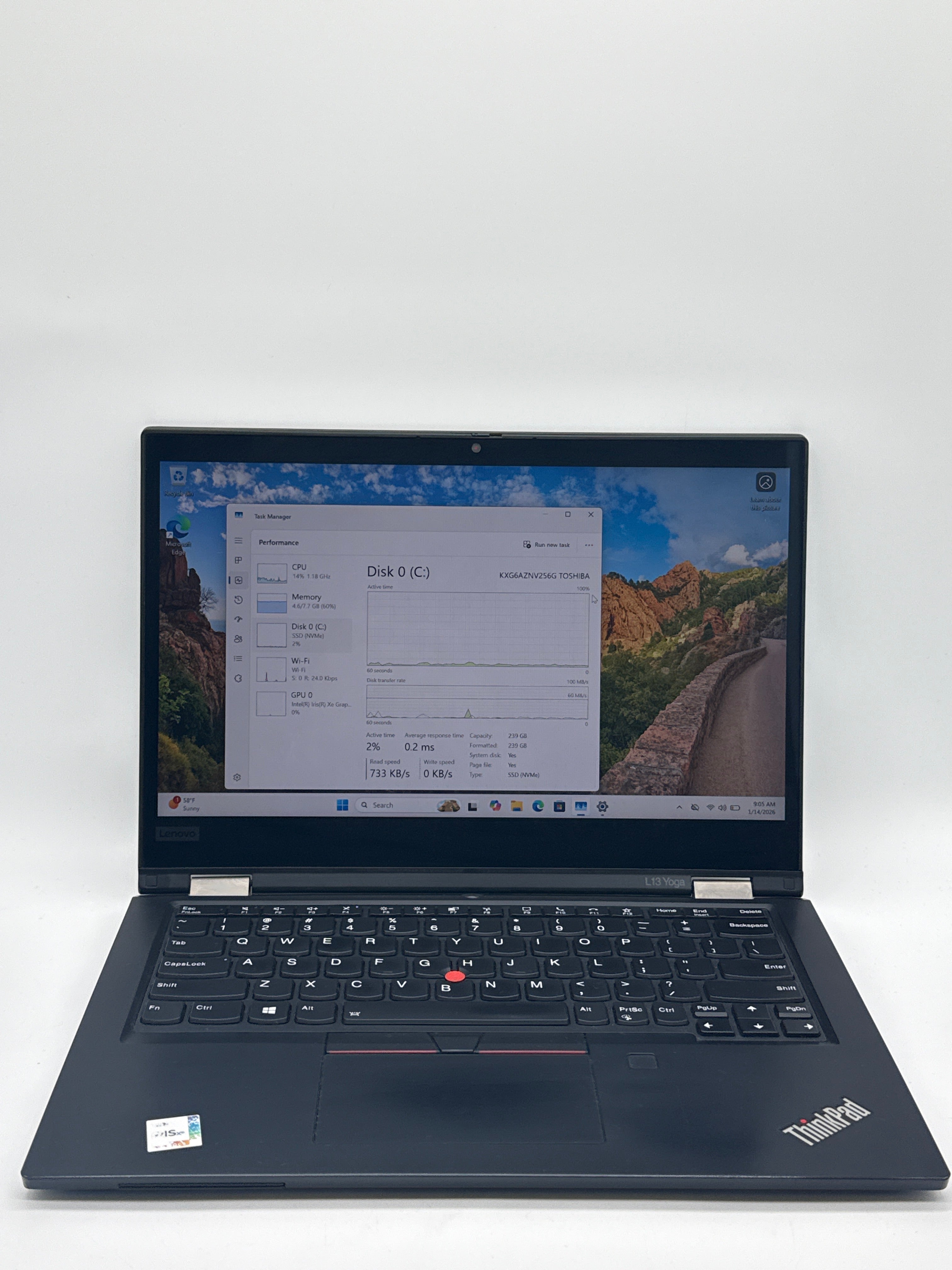 Lenovo ThinkPad L13 Yoga Gen 2  i5-1135G7 8GB RAM 256GB SSD