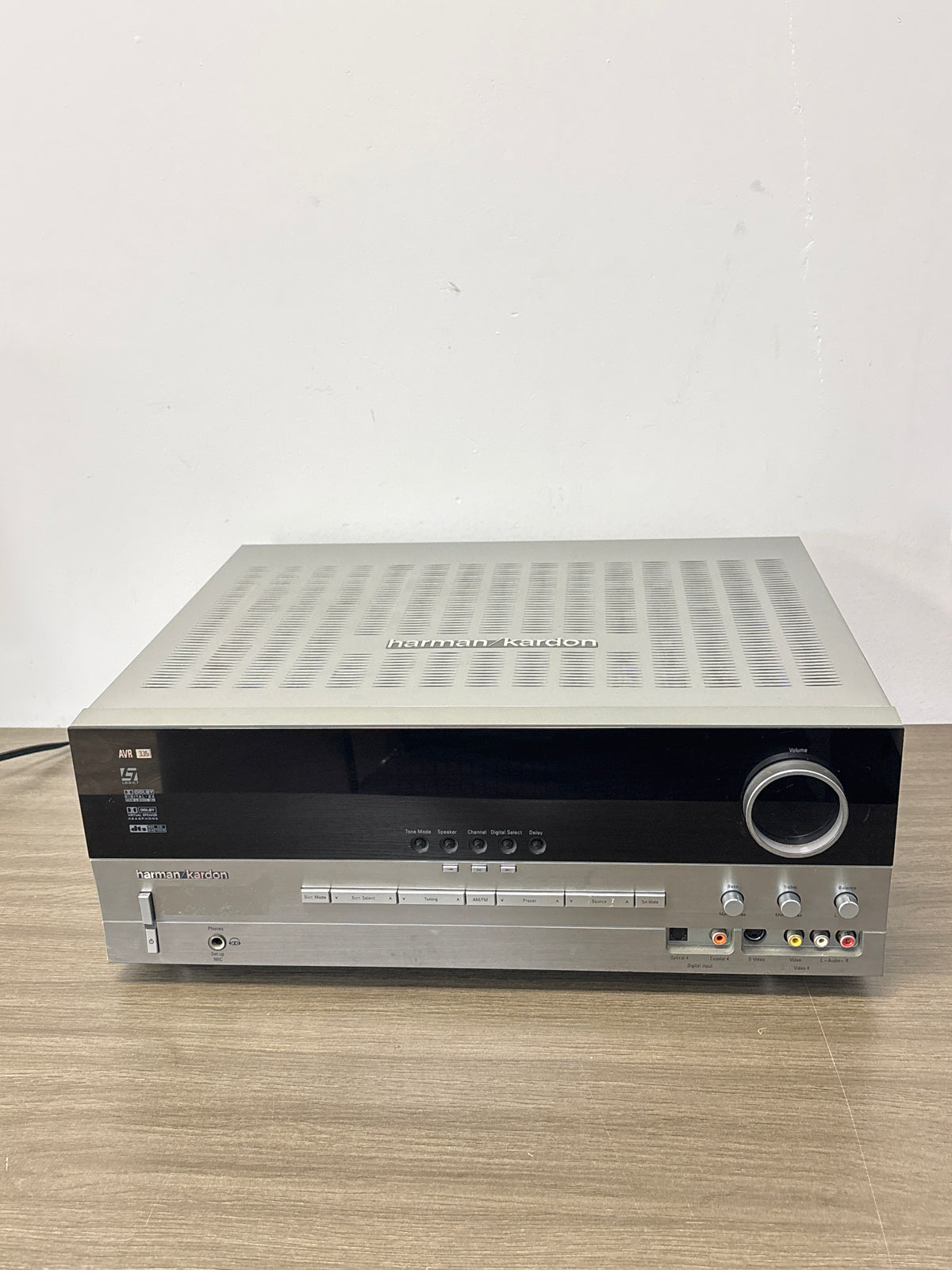 Harman Kardon AVR 335 7.1-Channel AV Receiver Dolby Digital DTS Grey - Used