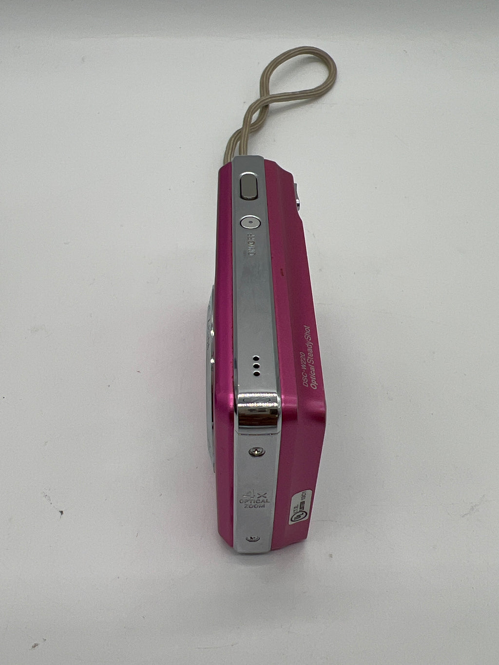 Sony Cyber-shot DSC-W220 12.1 MP Compact Digital Camera Pink Untested