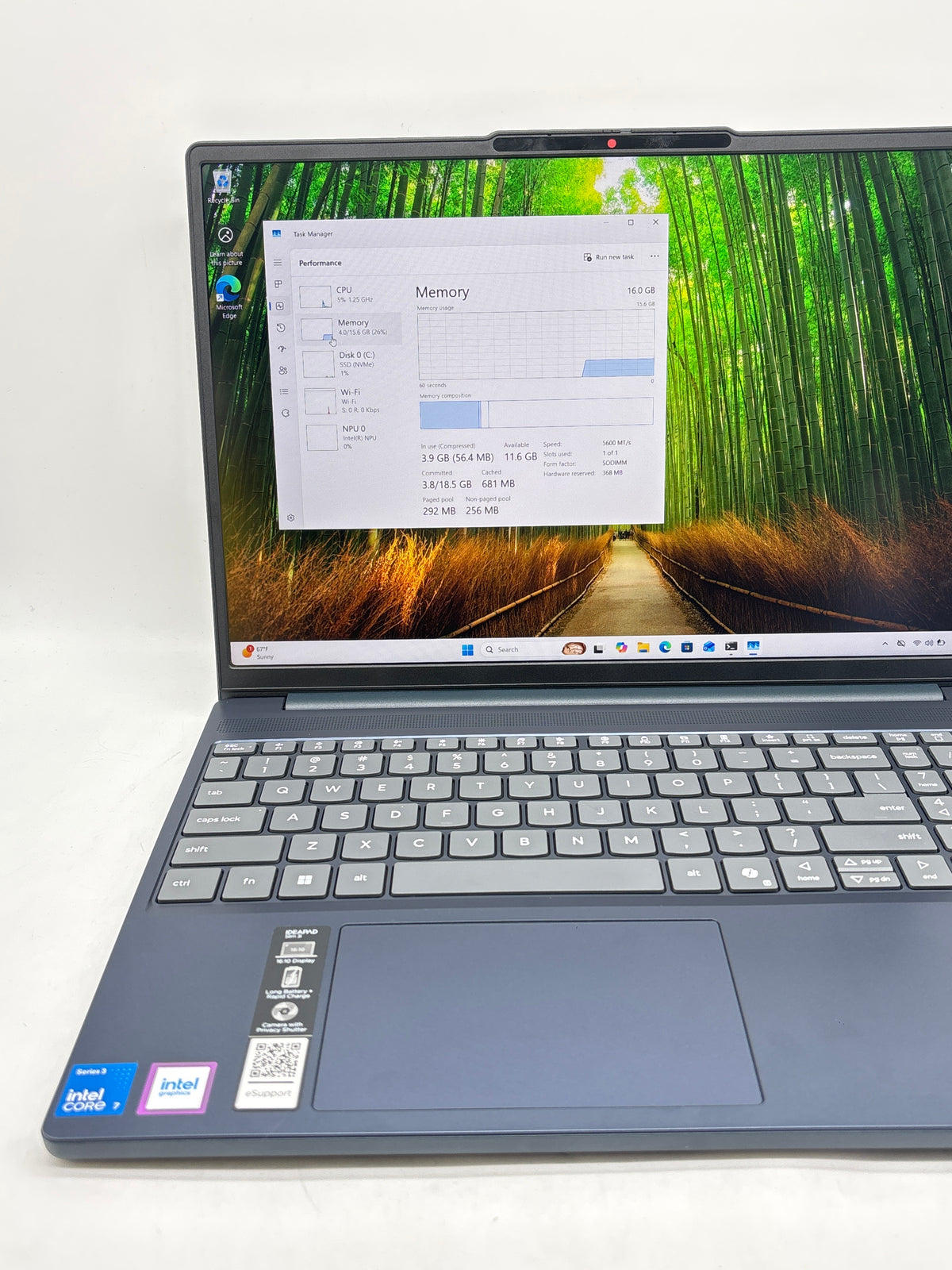 Lenovo IdeaPad Slim 3i 15IWC11 Core 7 350 16GB RAM 512GB SSD 15.3in - Used