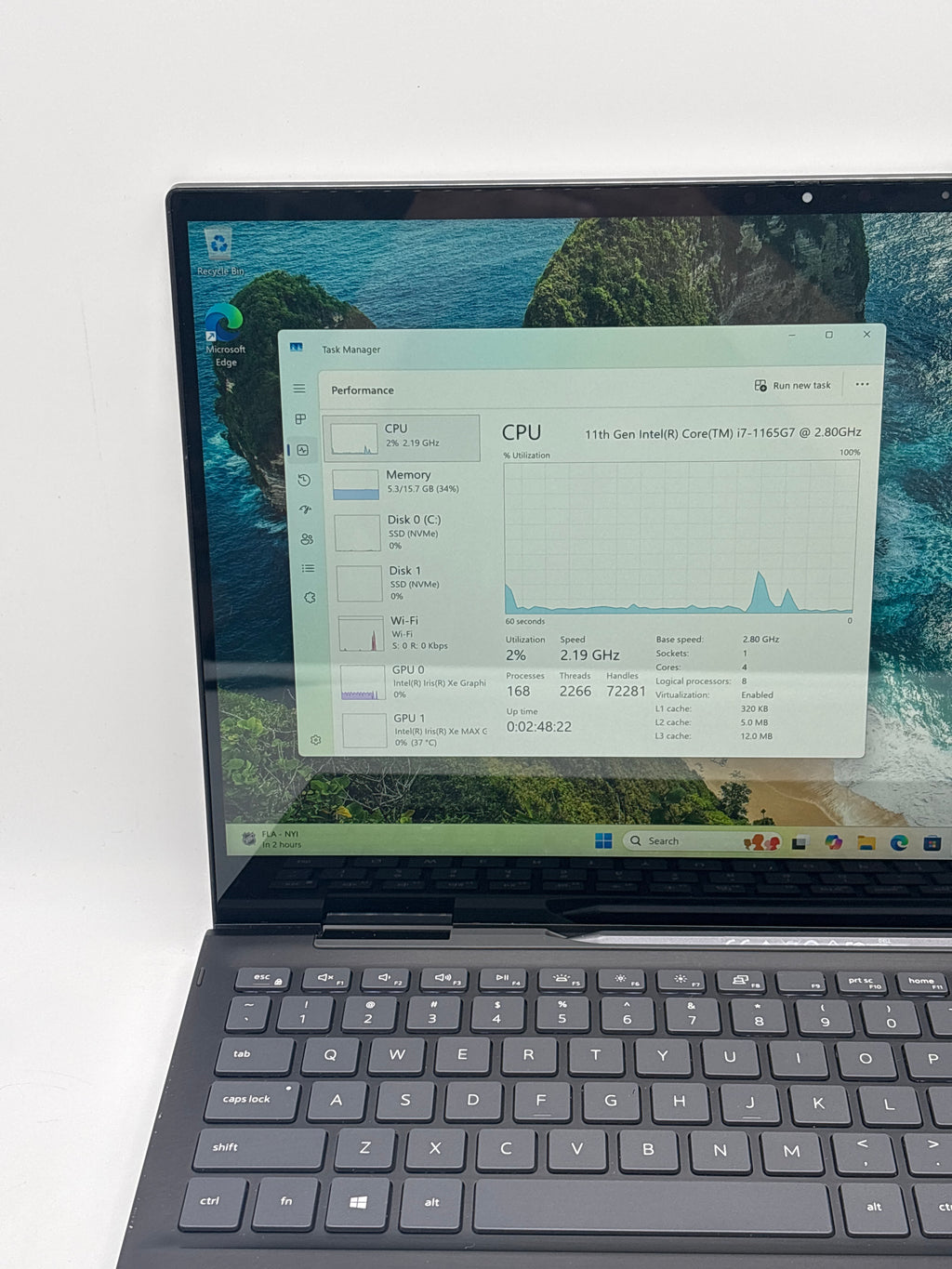 Dell Inspiron 7506 2-in-1 i7-1165G7 16GB RAM 512GB SSD