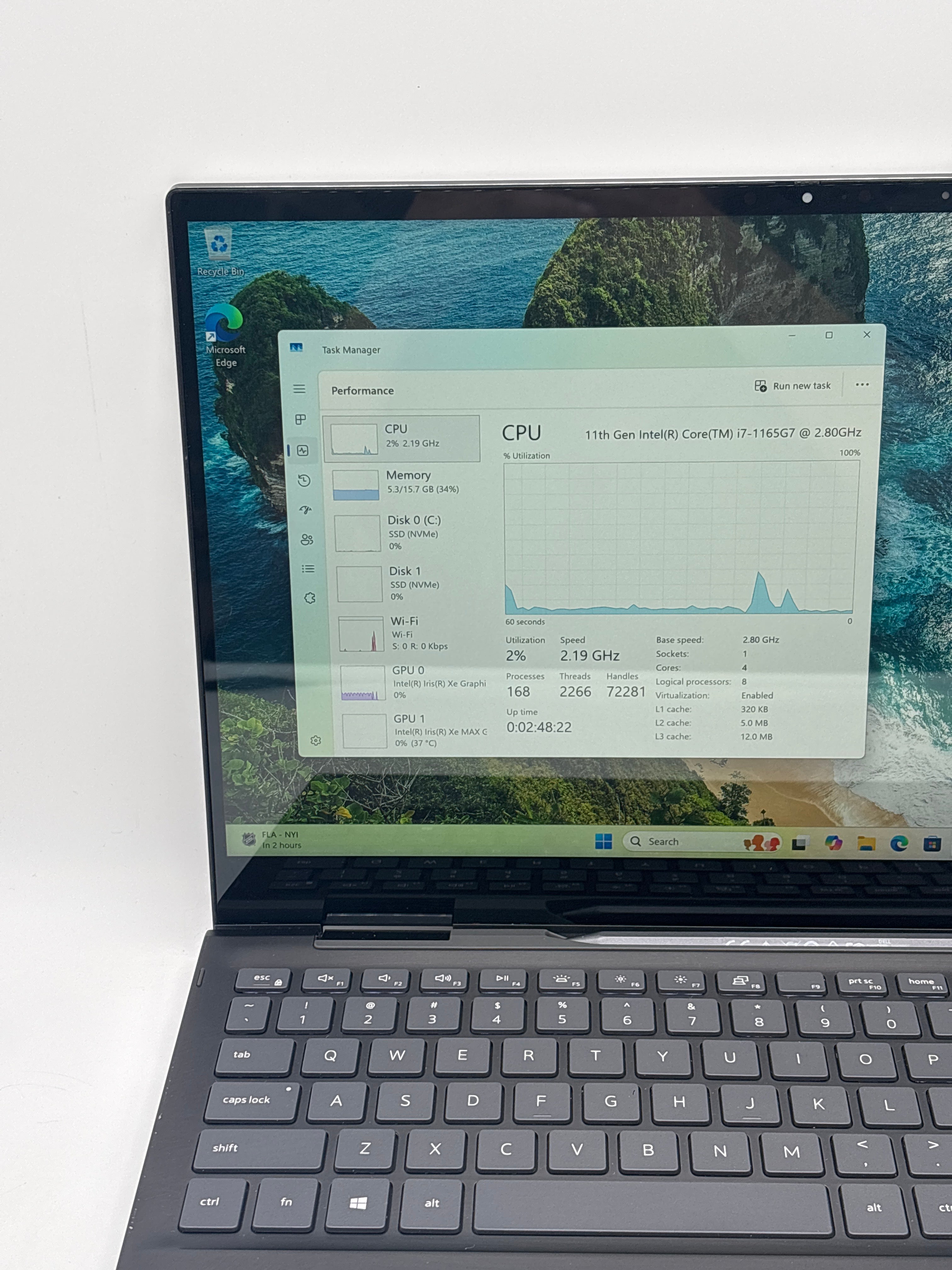 Dell Inspiron 7506 2-in-1 i7-1165G7 16GB RAM 512GB SSD