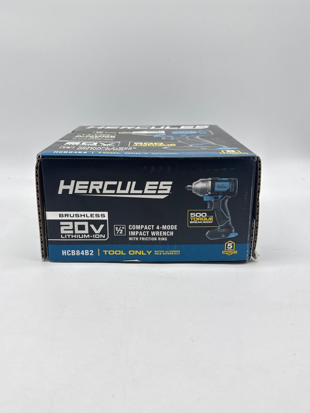 Hercules HCB84B2 20V Cordless Compact 4-Mode Impact Wrench - New in Box