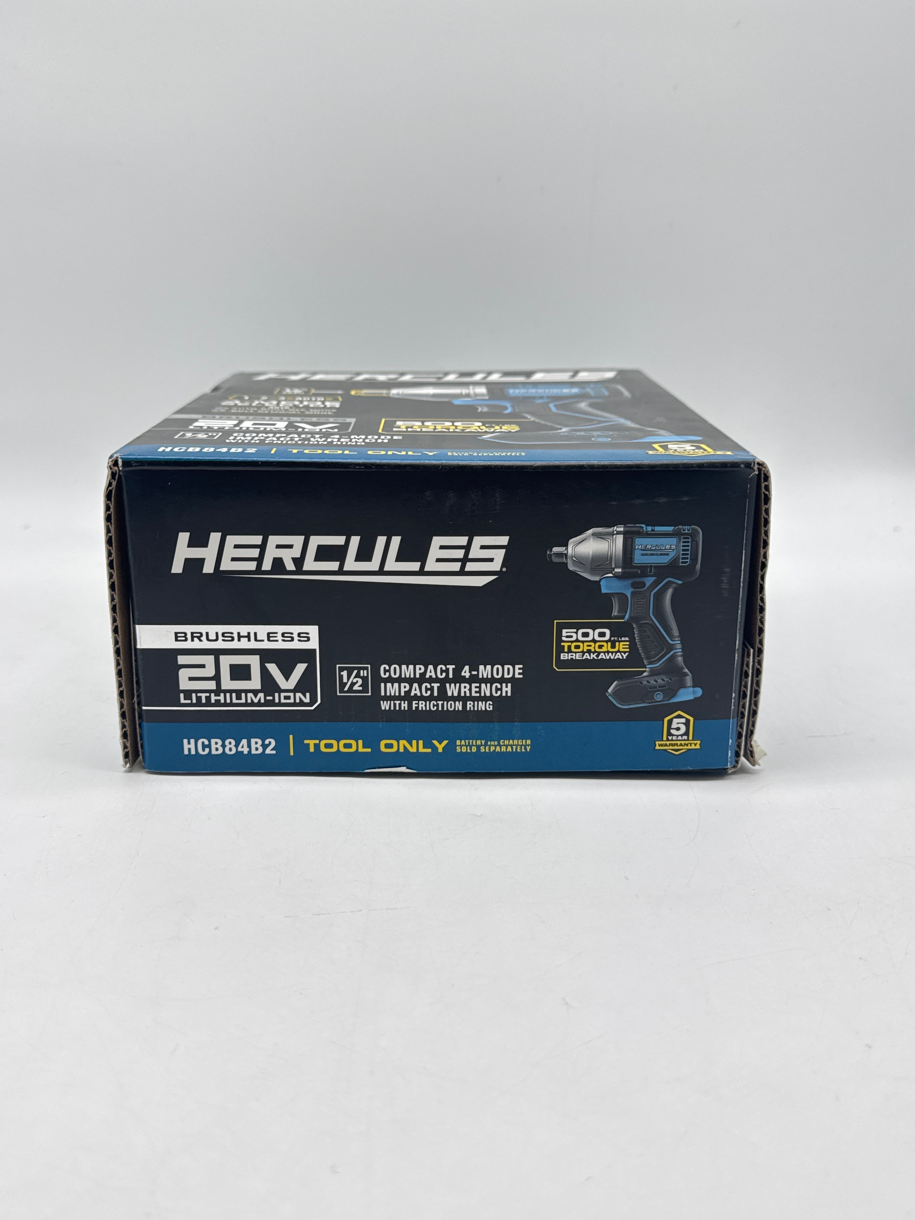 Hercules HCB84B2 20V Cordless Compact 4-Mode Impact Wrench - New in Box