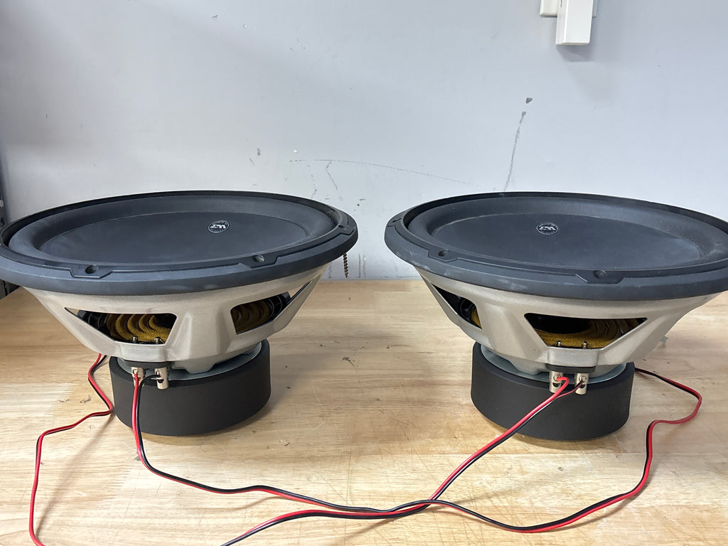 JL Audio 12W3v3-4 12in Subwoofers Pair 500W RMS 4-Ohm - Used