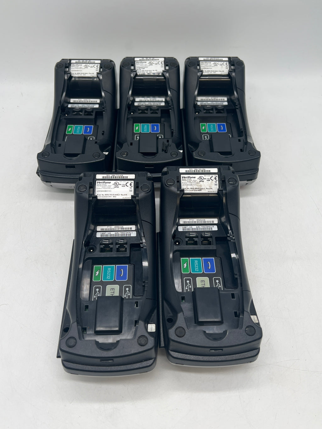 Lot of 5 Verifone VX520 - For Parts (Read Desc)