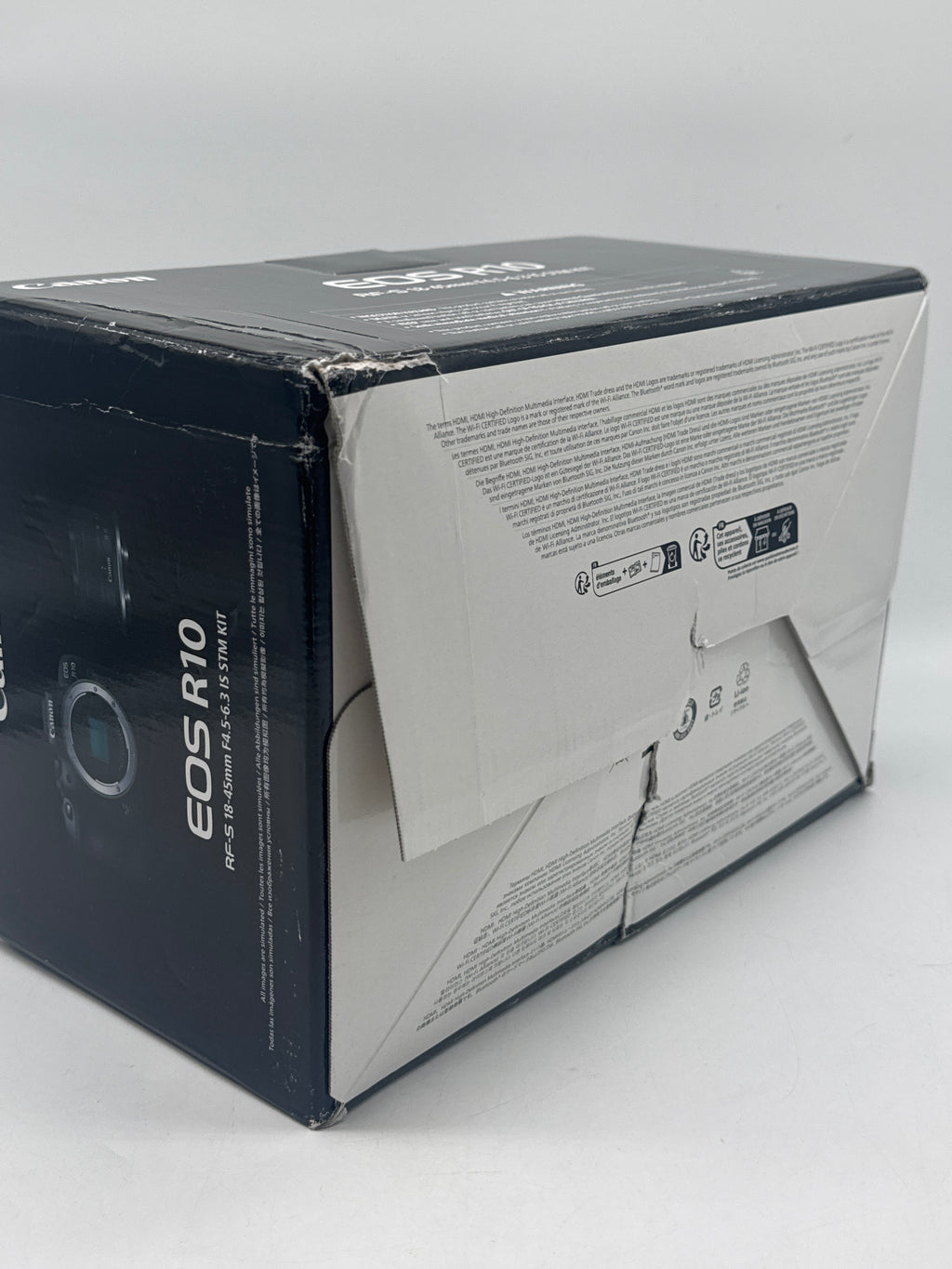 Canon EOS R10 24MP Mirrorless w/ RF-S 18-45mm Lens Black - New (Damaged Box)