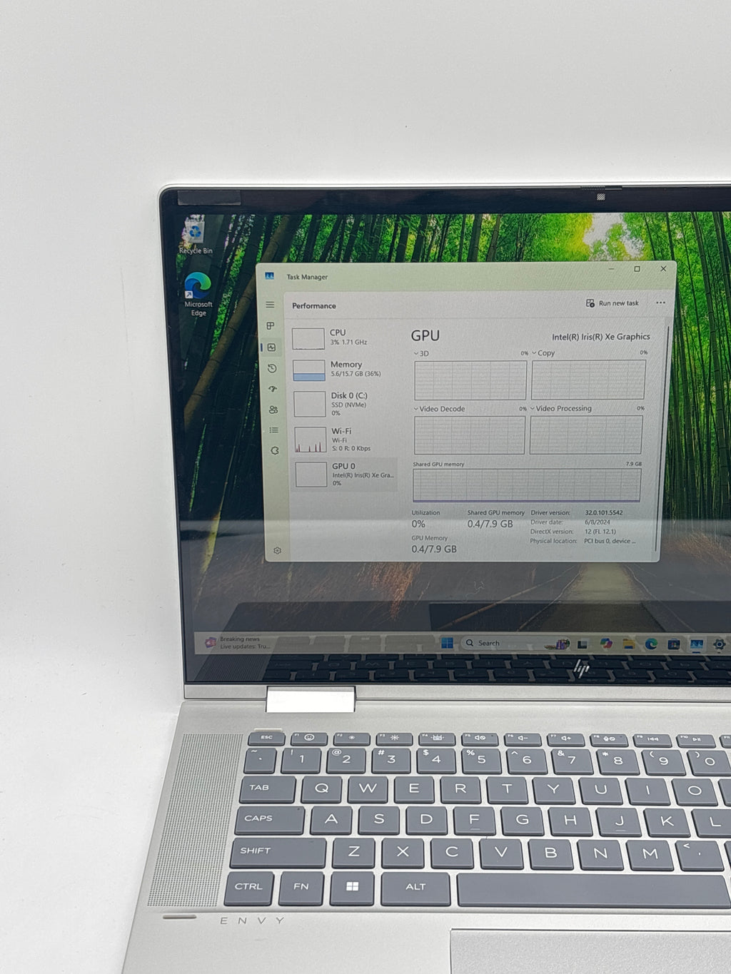 HP Envy x360 15-fe0097nr i7-1355U 16GB RAM 1TB SSD