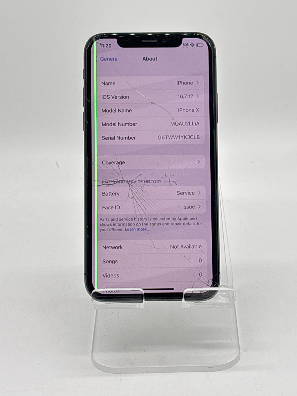 Apple iPhone X Gray 256GB - For Parts (Read DESC)
