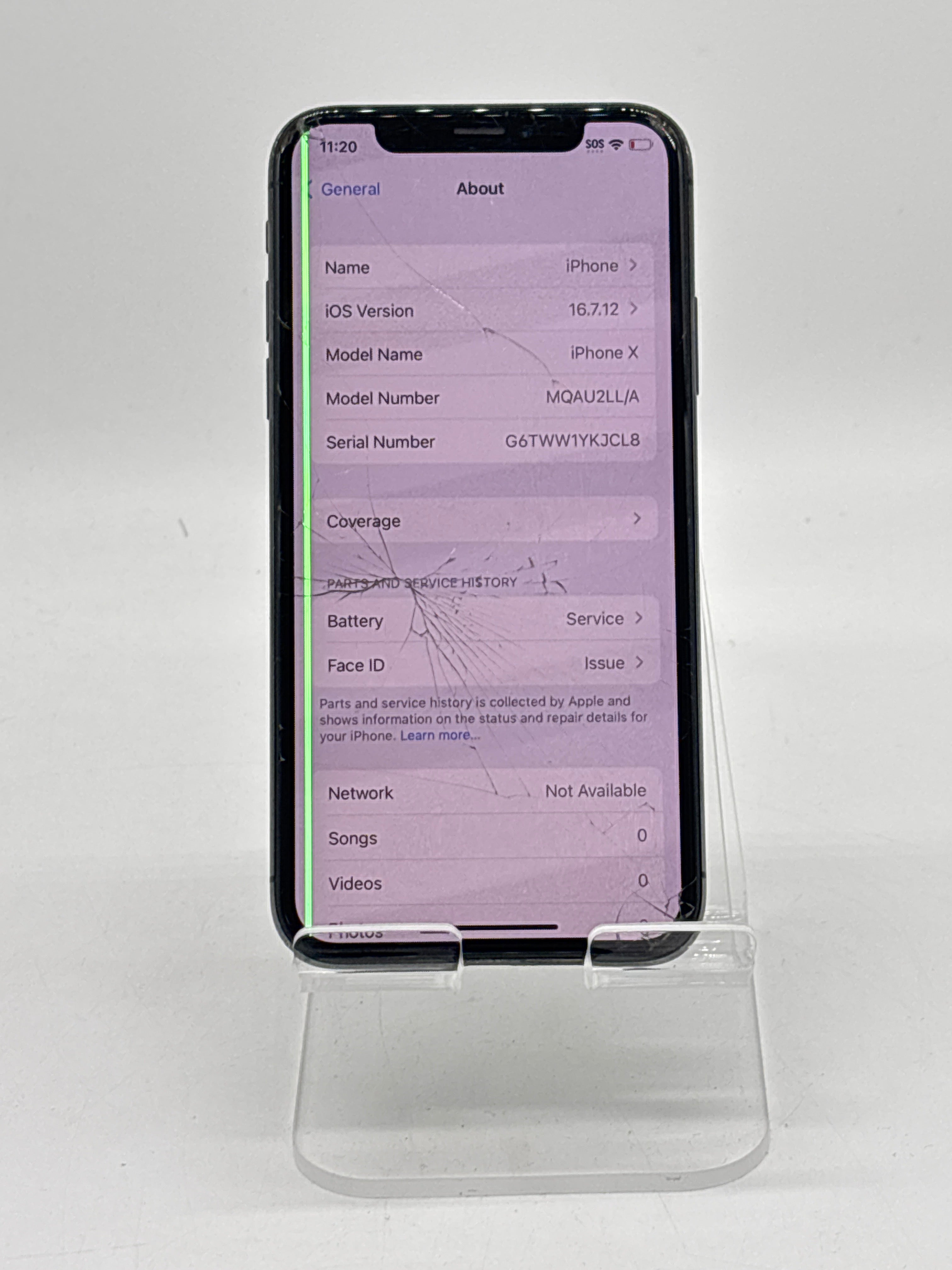 Apple iPhone X Gray 256GB - For Parts (Read DESC)