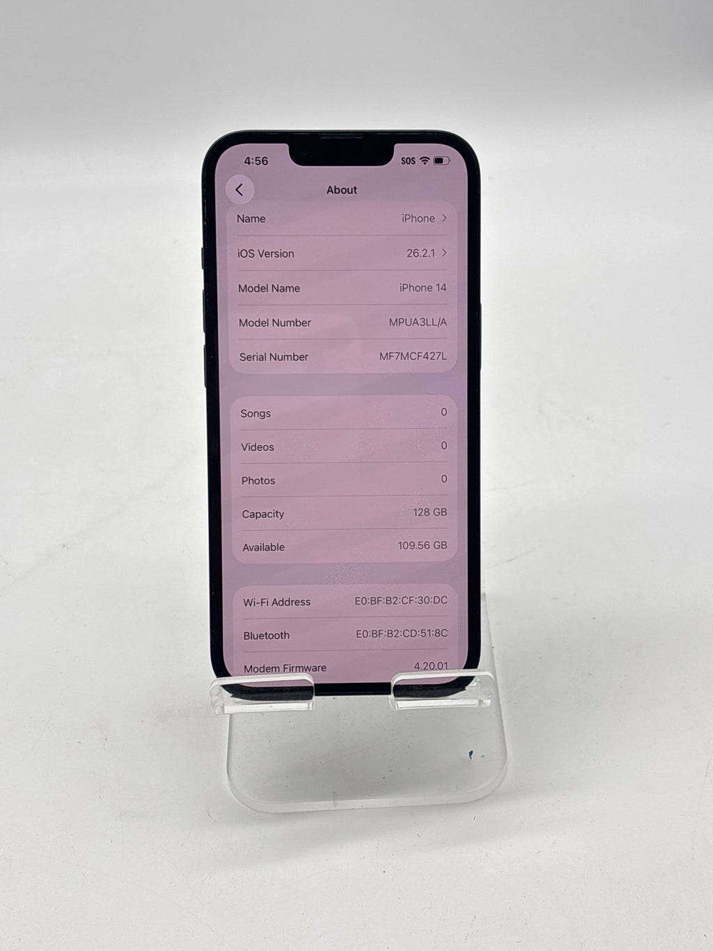 Apple iPhone 14 128GB T-Mobile Midnight - Used